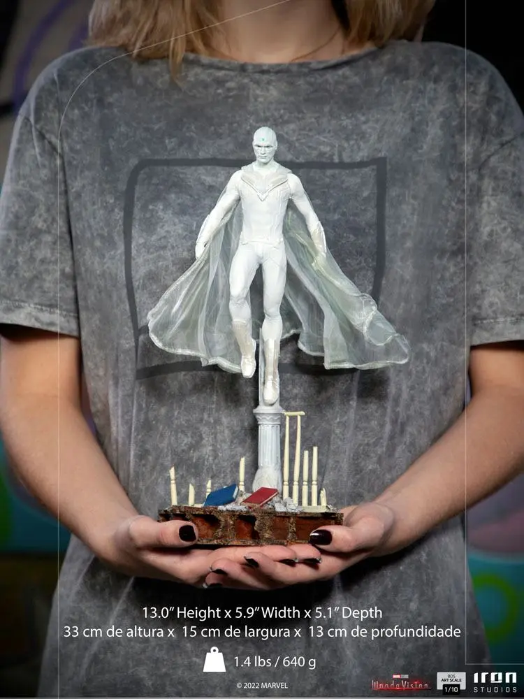 WandaVision BDS Art Scale Statue 1/10 White Vision 33 cm Produktfoto