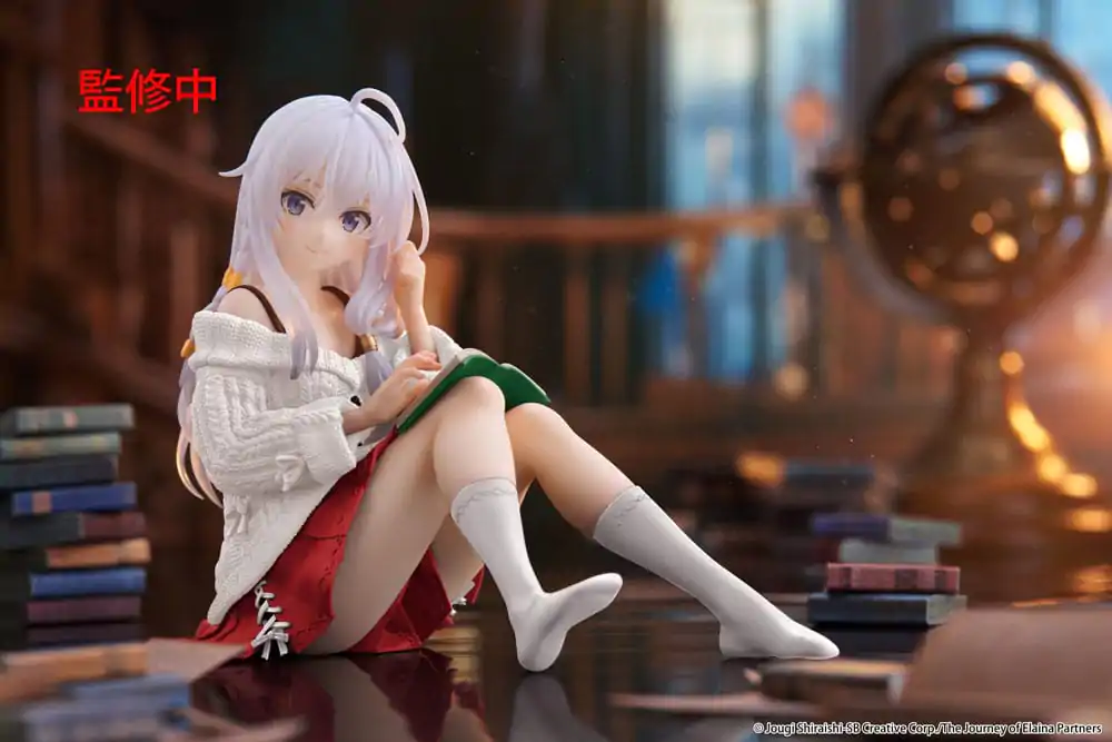 Wandering Witch: The Journey of Elaina PVC Statue Desktop Cute Figur Elaina Casual Clothes Ver. Renewal 13 cm Produktfoto