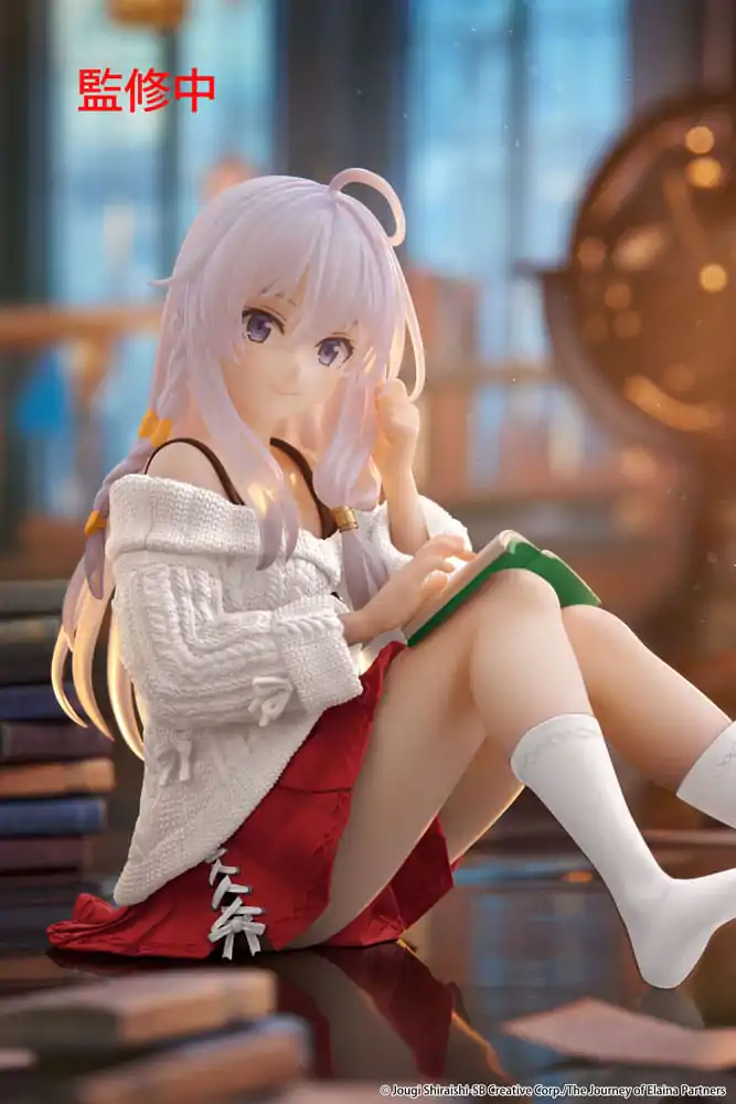 Wandering Witch: The Journey of Elaina PVC Statue Desktop Cute Figur Elaina Casual Clothes Ver. Renewal 13 cm Produktfoto