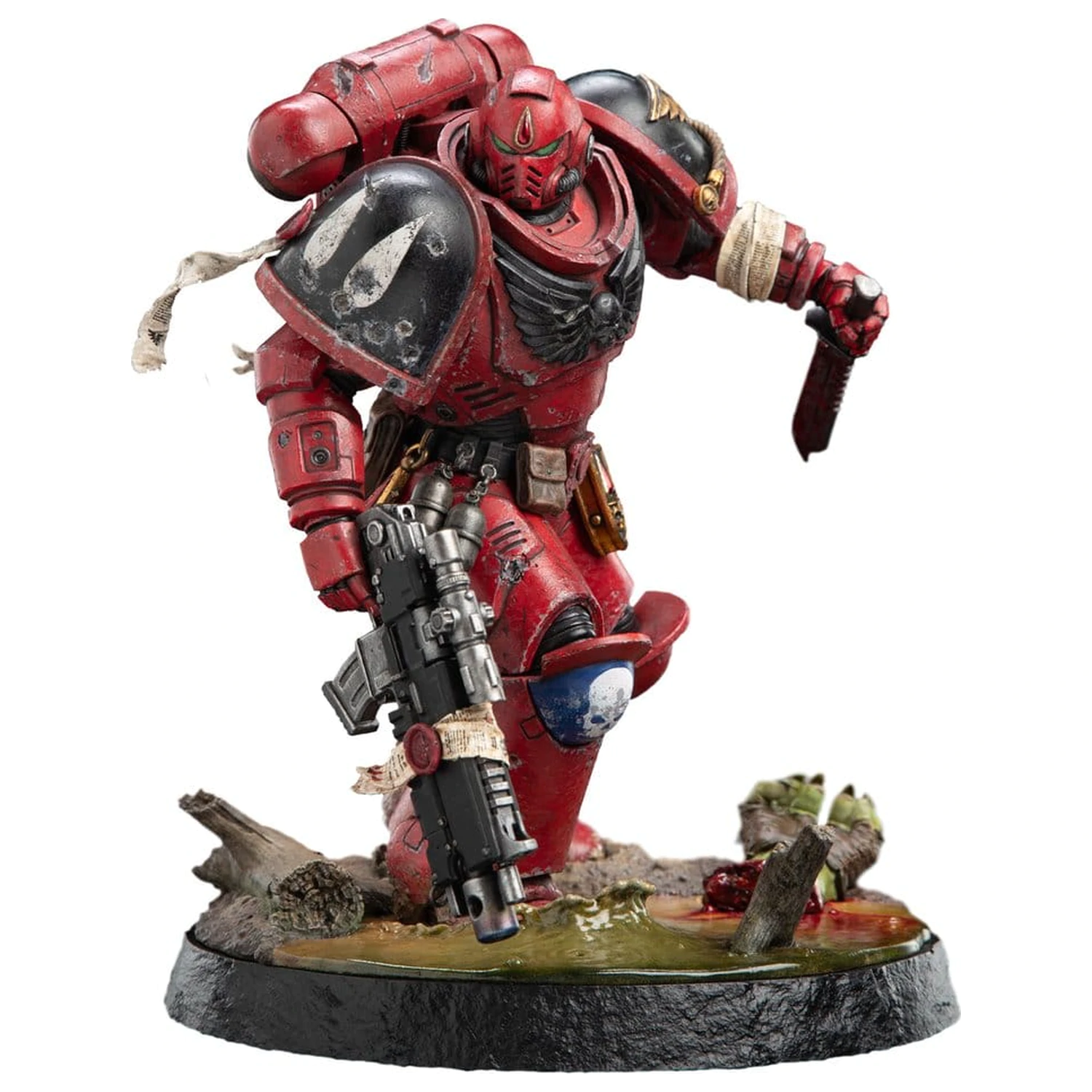Warhammer 40,000 Statue 1/10 Blood Angels Intercessor Sergeant 27 cm Produktfoto