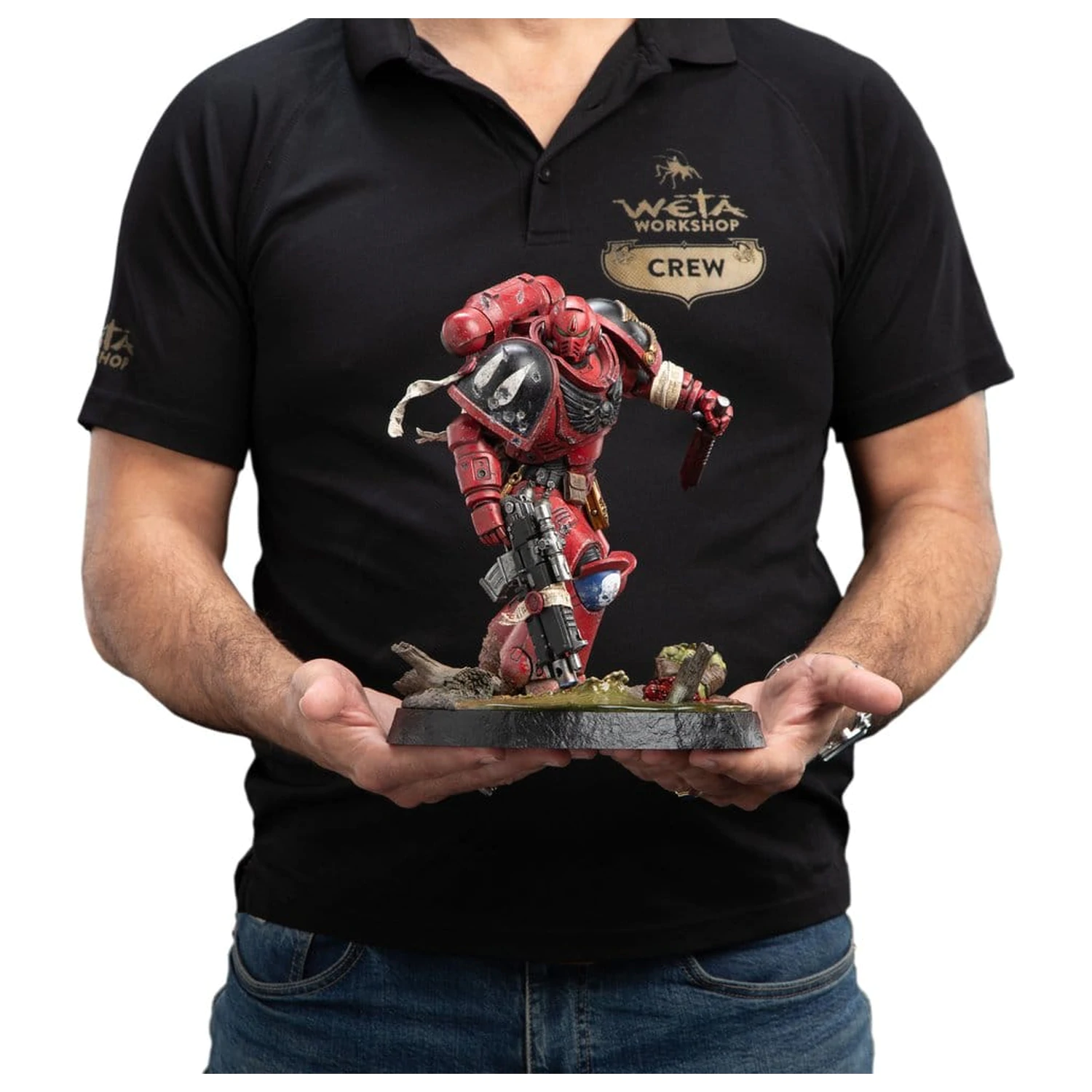 Warhammer 40,000 Statue 1/10 Blood Angels Intercessor Sergeant 27 cm Produktfoto