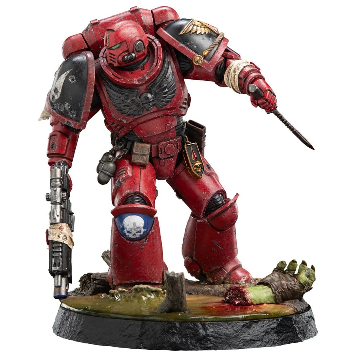 Warhammer 40,000 Statue 1/10 Blood Angels Intercessor Sergeant 27 cm Produktfoto
