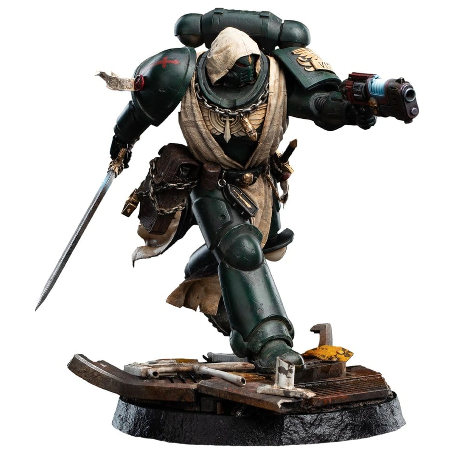 Warhammer 40,000 Statue 1/10 Dark Angels Veteran 31 cm Produktfoto