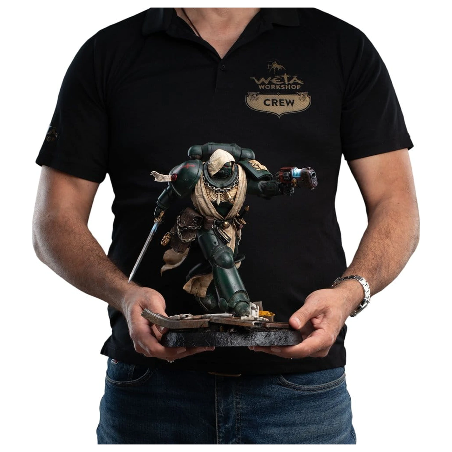 Warhammer 40,000 Statue 1/10 Dark Angels Veteran 31 cm Produktfoto