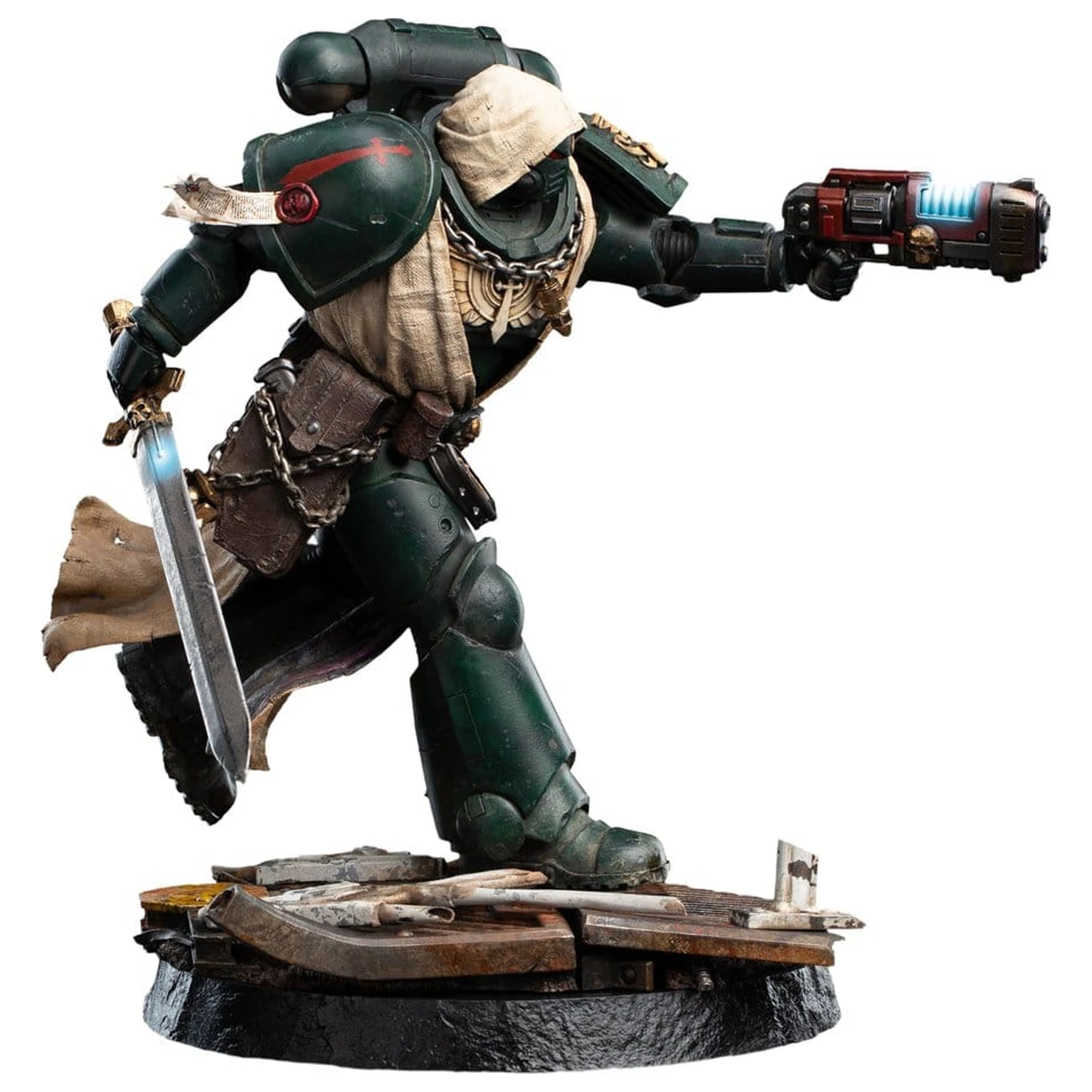 Warhammer 40,000 Statue 1/10 Dark Angels Veteran 31 cm Produktfoto
