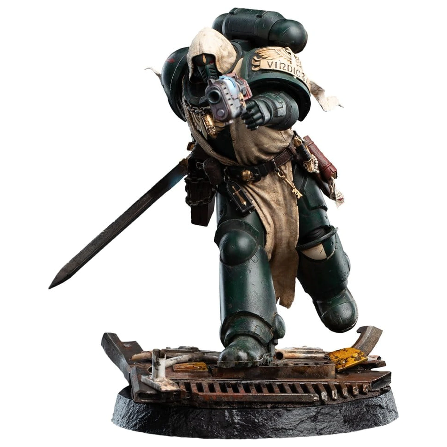 Warhammer 40,000 Statue 1/10 Dark Angels Veteran 31 cm Produktfoto