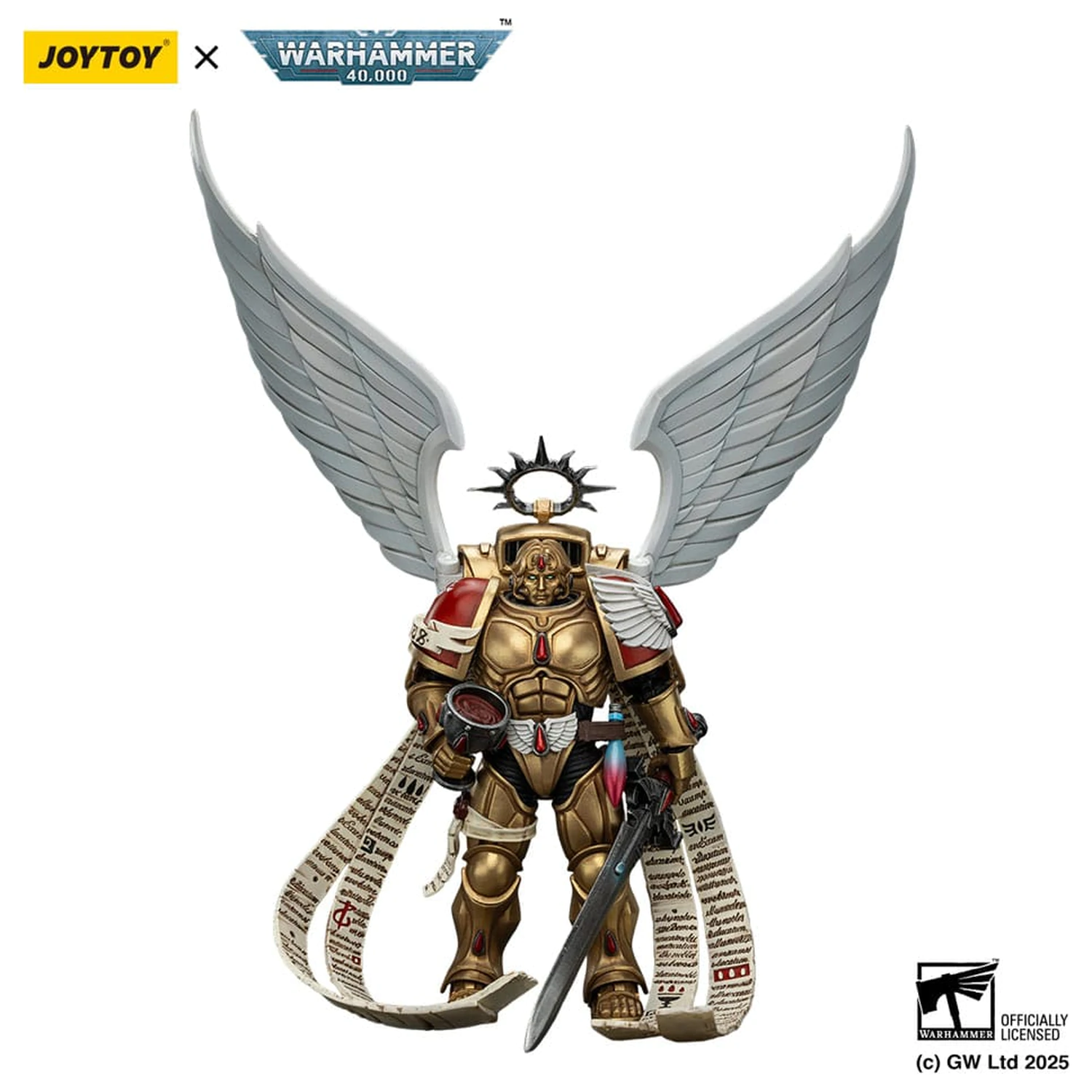 Warhammer 40,000 Action Figur 1/18 Blood Angels The Sanguinor mit Encarmine Broadsword 12 cm Produktfoto
