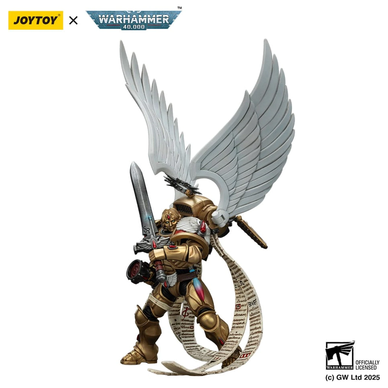 Warhammer 40,000 Action Figur 1/18 Blood Angels The Sanguinor mit Encarmine Broadsword 12 cm Produktfoto