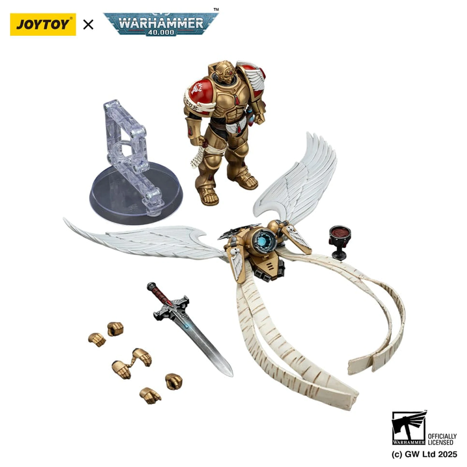Warhammer 40,000 Action Figur 1/18 Blood Angels The Sanguinor mit Encarmine Broadsword 12 cm Produktfoto