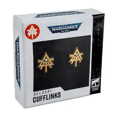 Warhammer 40.000 Manschettenknöpfe Aeldari Produktfoto