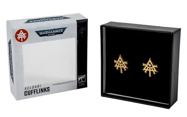 Warhammer 40.000 Manschettenknöpfe Aeldari Produktfoto