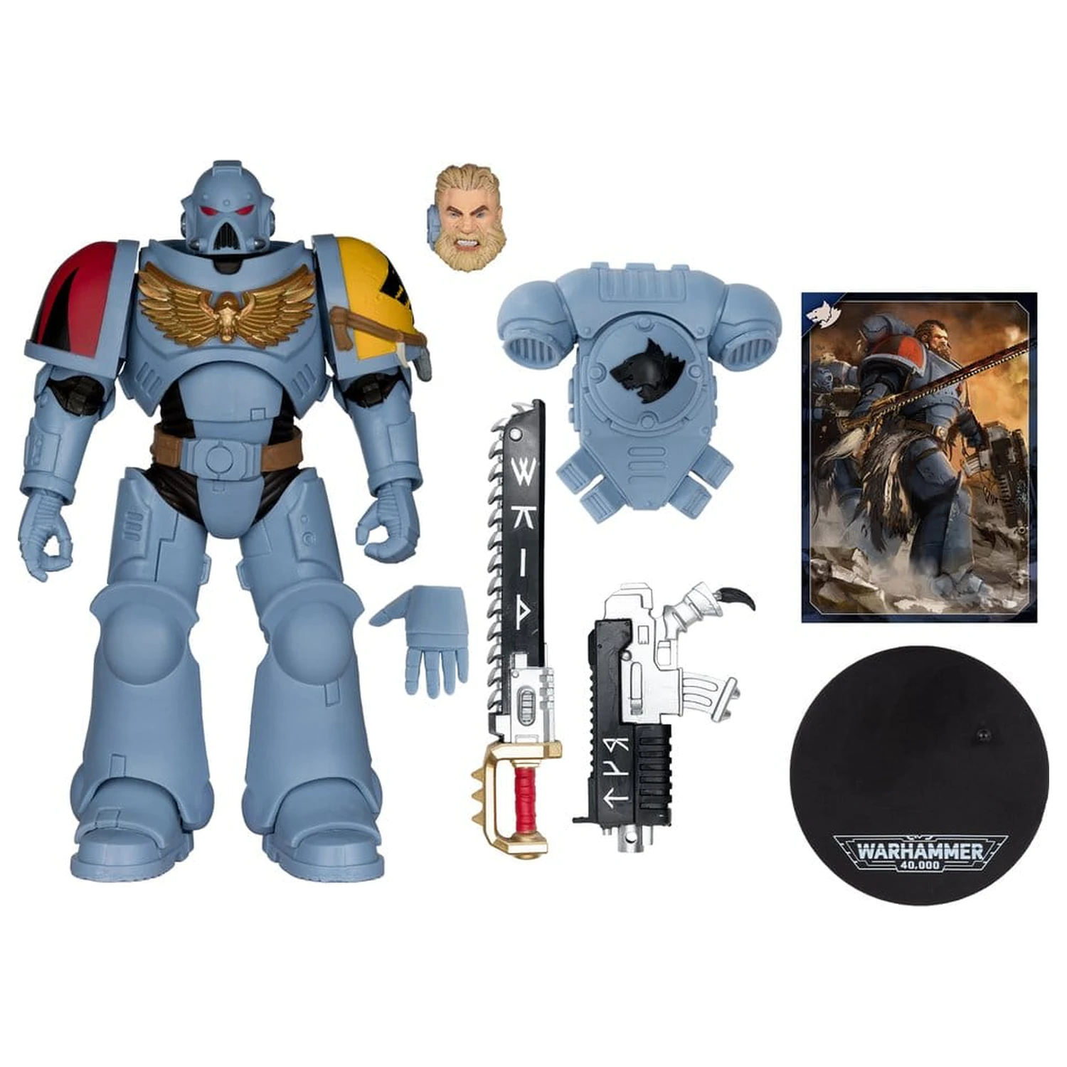Warhammer 40,000 Action Figur Grey Hunter (Space Wolves) 18 Zentimeter Produktfoto