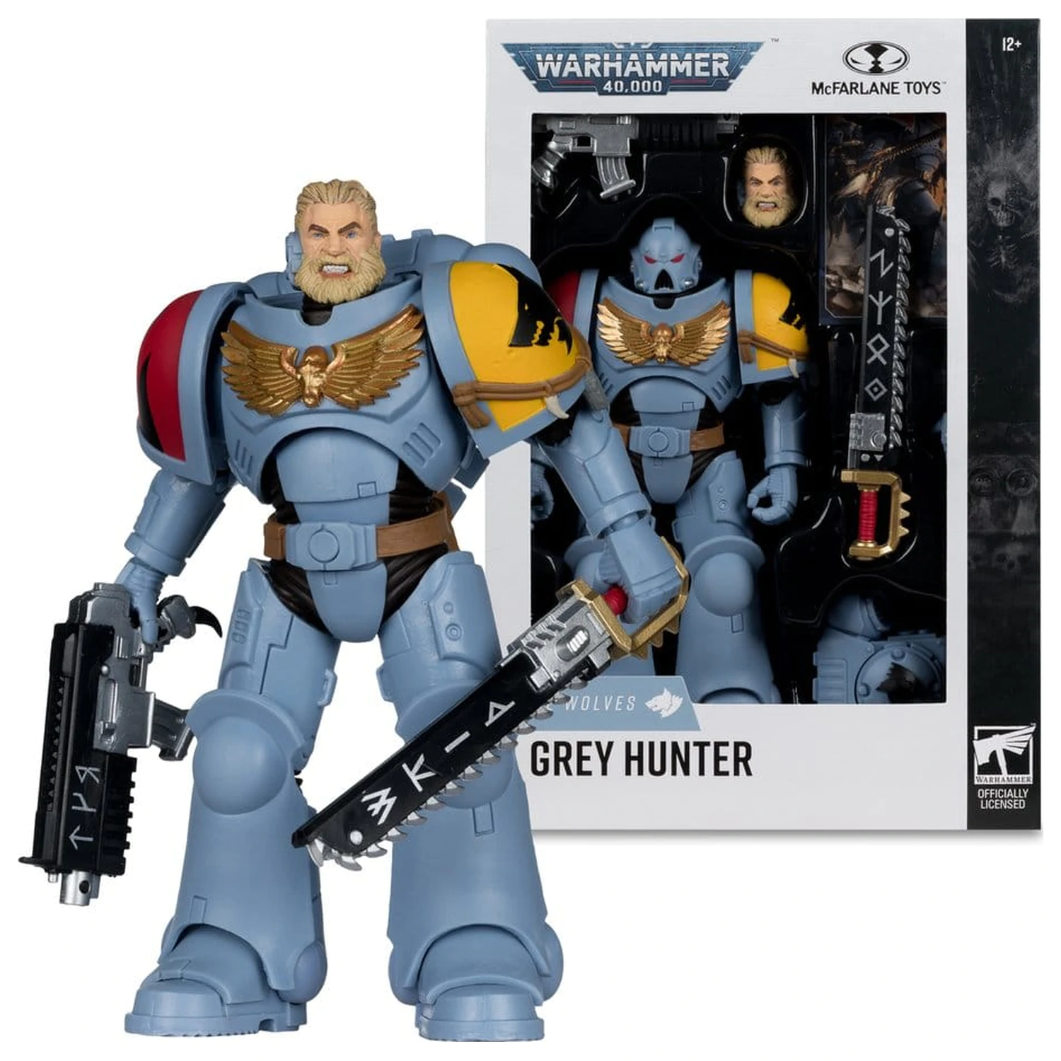 Warhammer 40,000 Action Figur Grey Hunter (Space Wolves) 18 Zentimeter Produktfoto