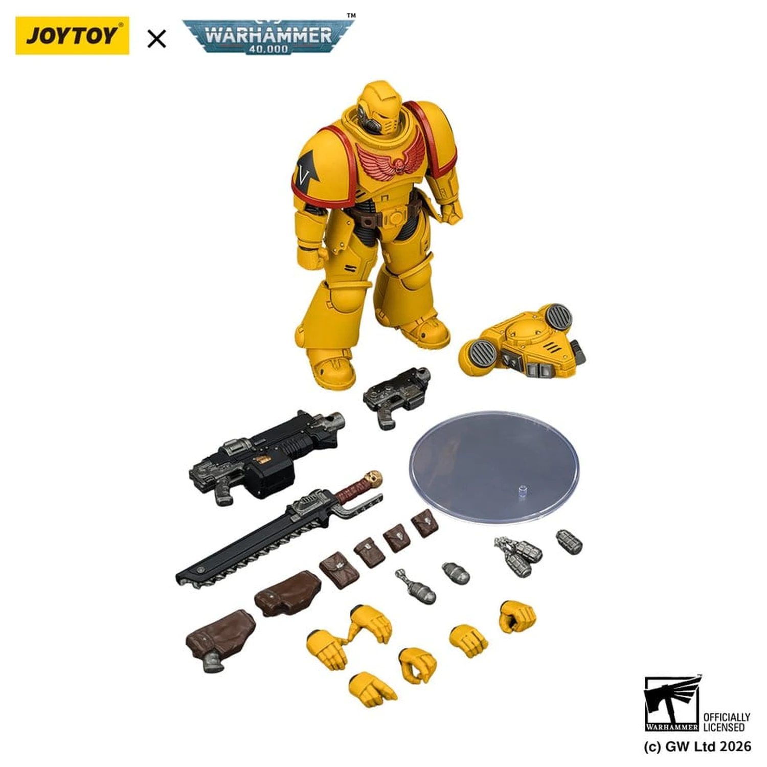 Warhammer 40,000 Actionfigur Imperial Fists Intercessor 12 cm Produktfoto