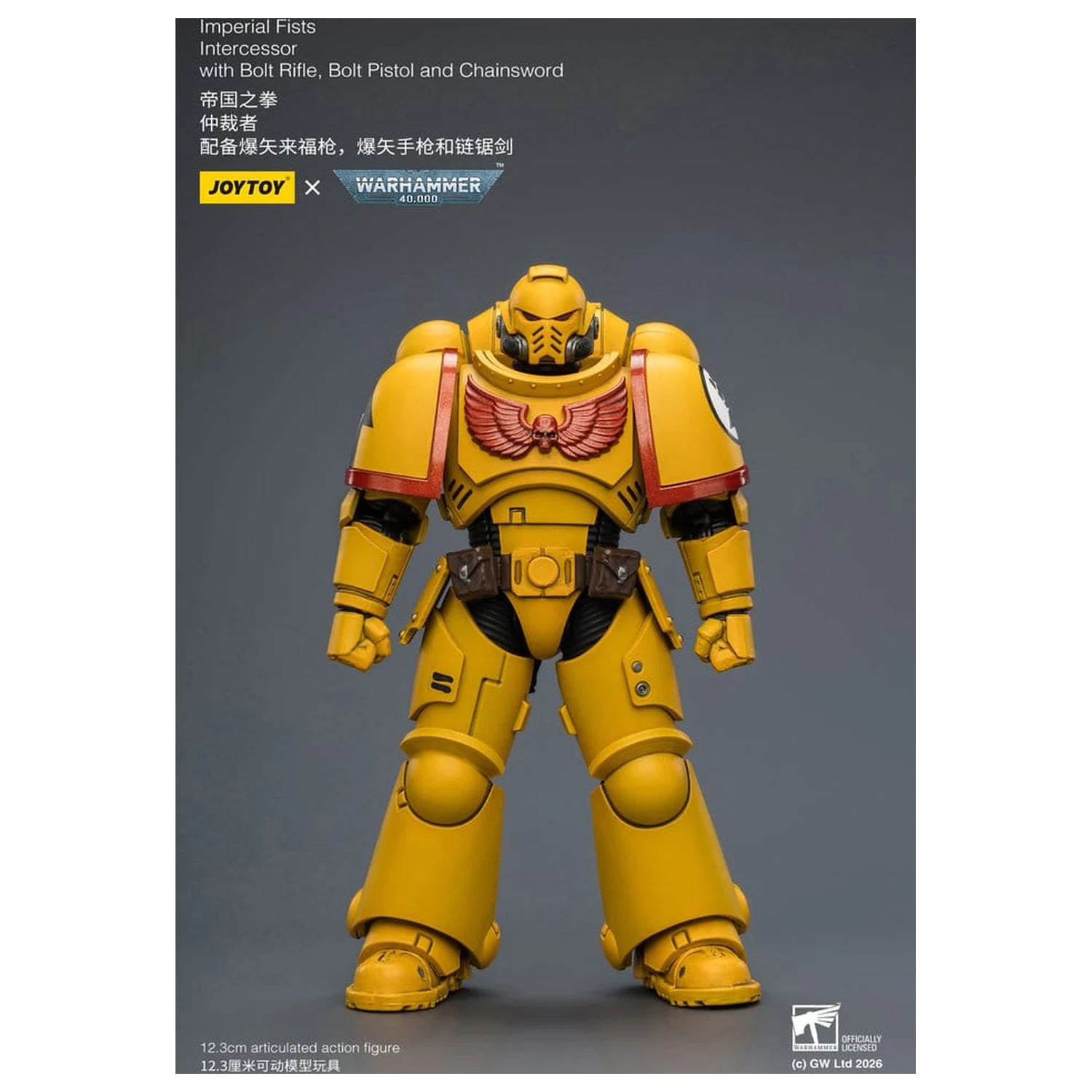 Warhammer 40,000 Actionfigur Imperial Fists Intercessor 12 cm Produktfoto