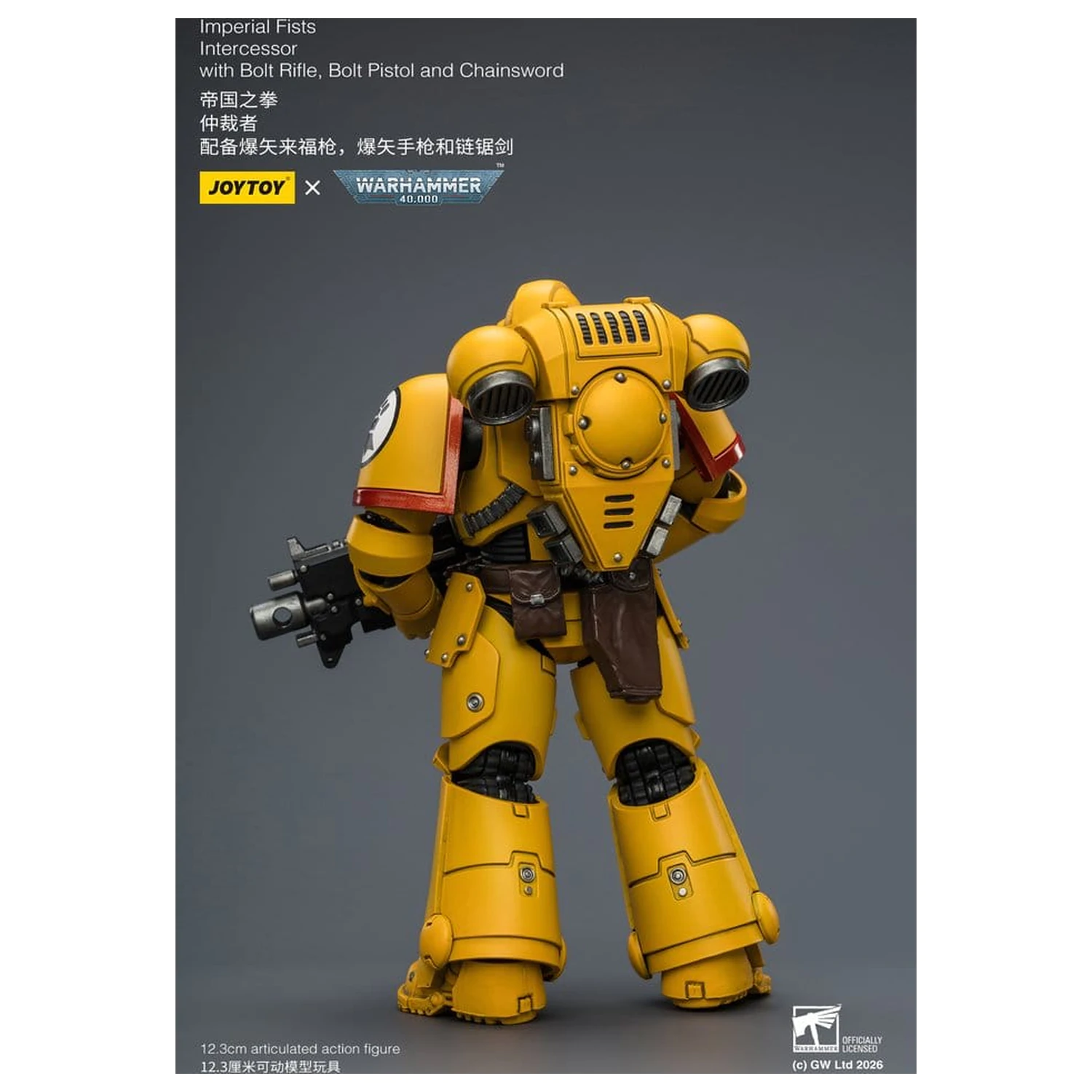 Warhammer 40,000 Actionfigur Imperial Fists Intercessor 12 cm Produktfoto