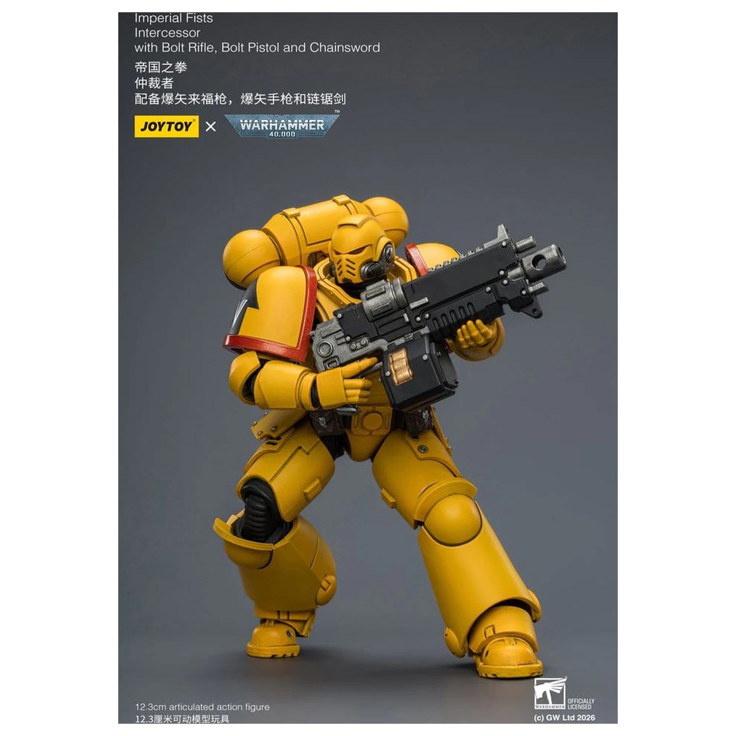 Warhammer 40,000 Actionfigur Imperial Fists Intercessor 12 cm Produktfoto