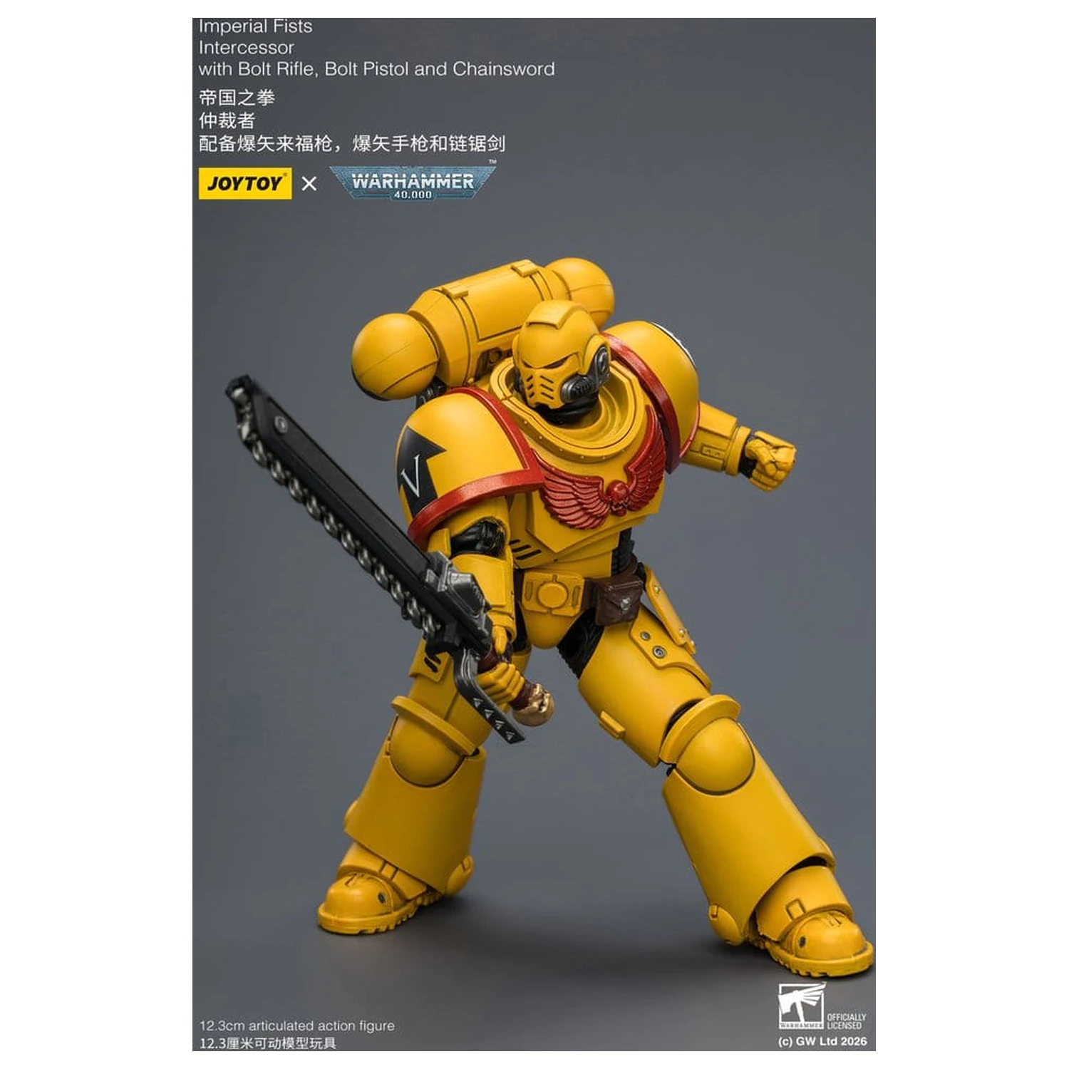 Warhammer 40,000 Actionfigur Imperial Fists Intercessor 12 cm Produktfoto
