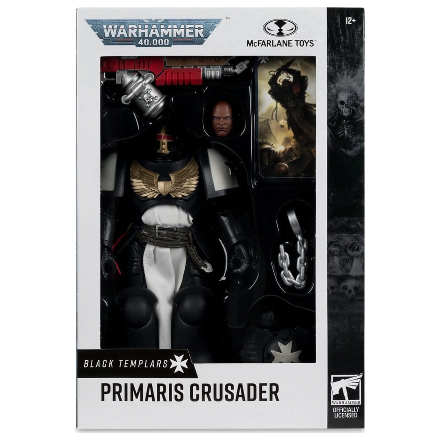 Warhammer 40,000 Action Figur Primaris Crusader (Black Templars) 18 cm Produktfoto