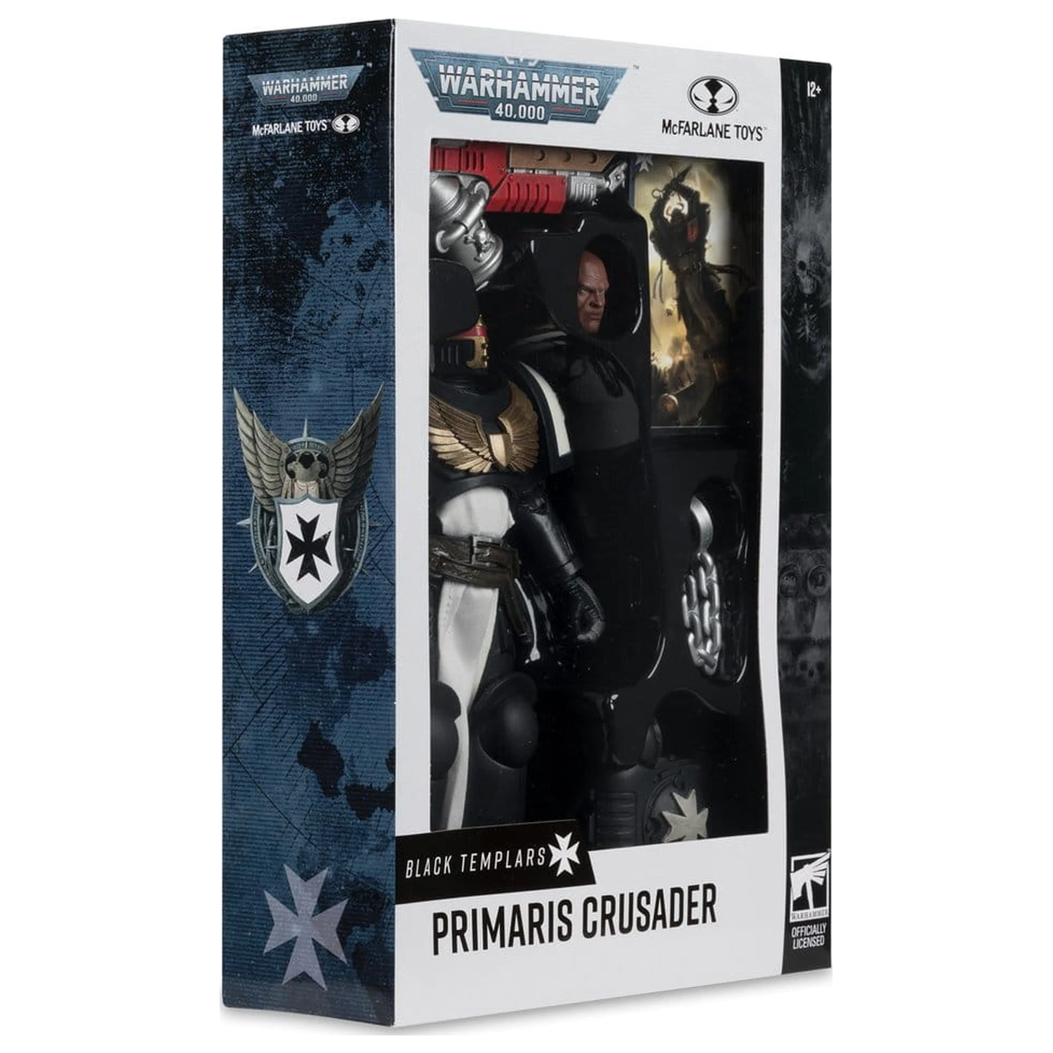 Warhammer 40,000 Action Figur Primaris Crusader (Black Templars) 18 cm Produktfoto