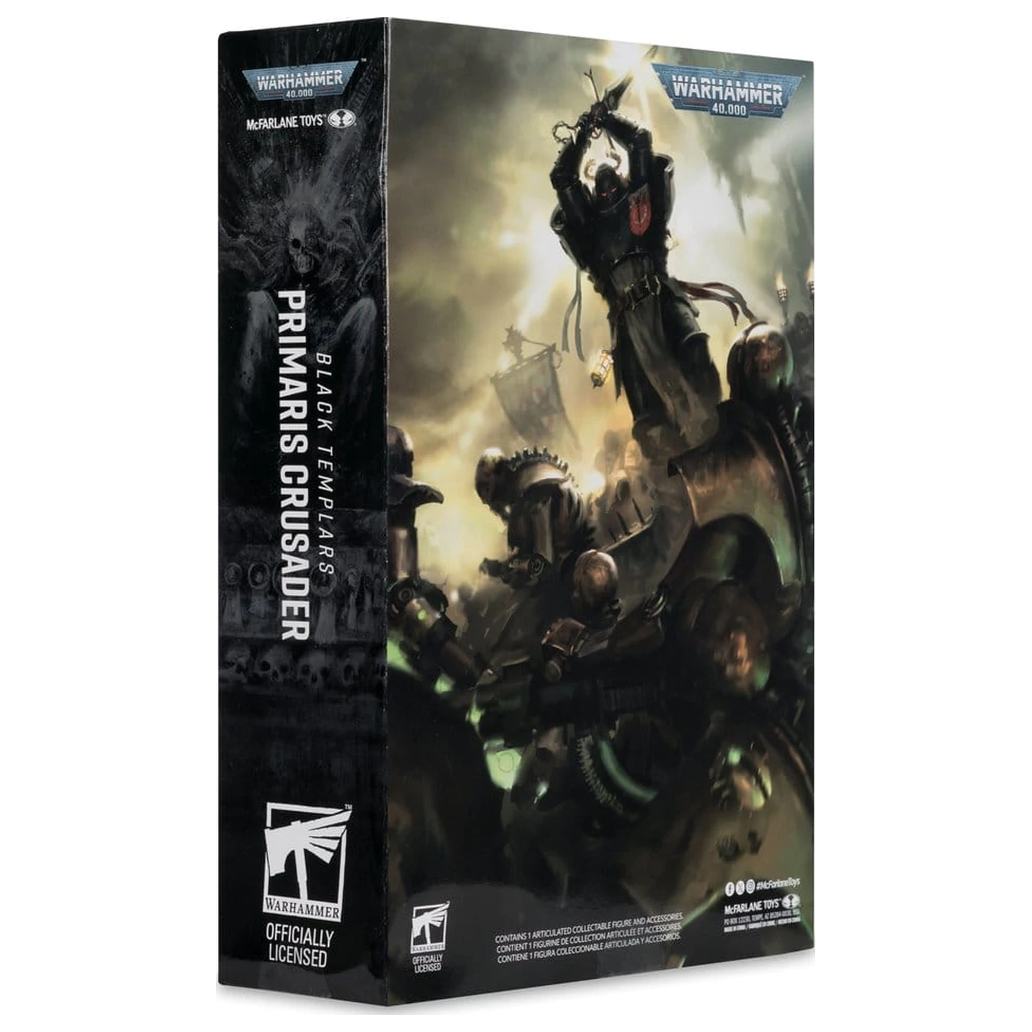 Warhammer 40,000 Action Figur Primaris Crusader (Black Templars) 18 cm Produktfoto