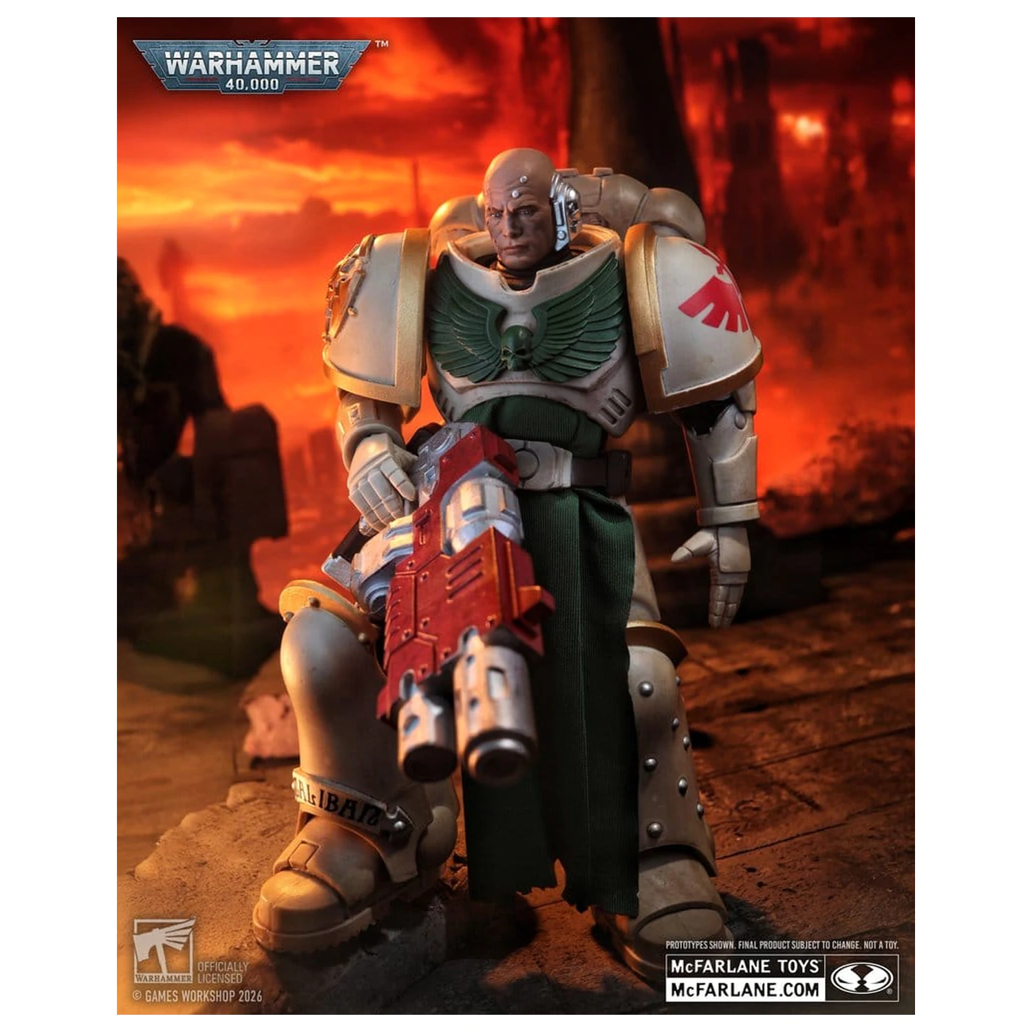 Warhammer 40,000 Actionfigur Sternguard Veteran (Dark Angels) 18 cm Produktfoto