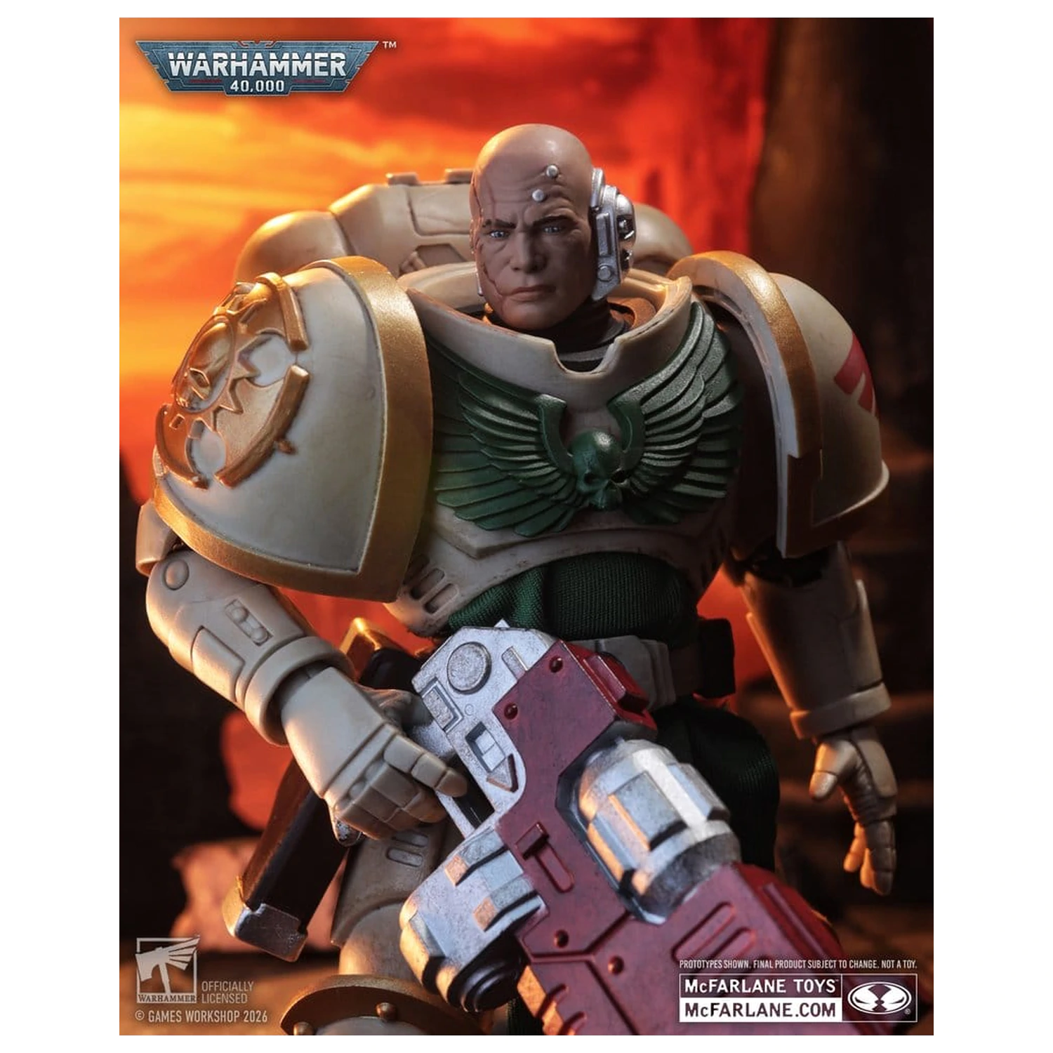 Warhammer 40,000 Actionfigur Sternguard Veteran (Dark Angels) 18 cm Produktfoto