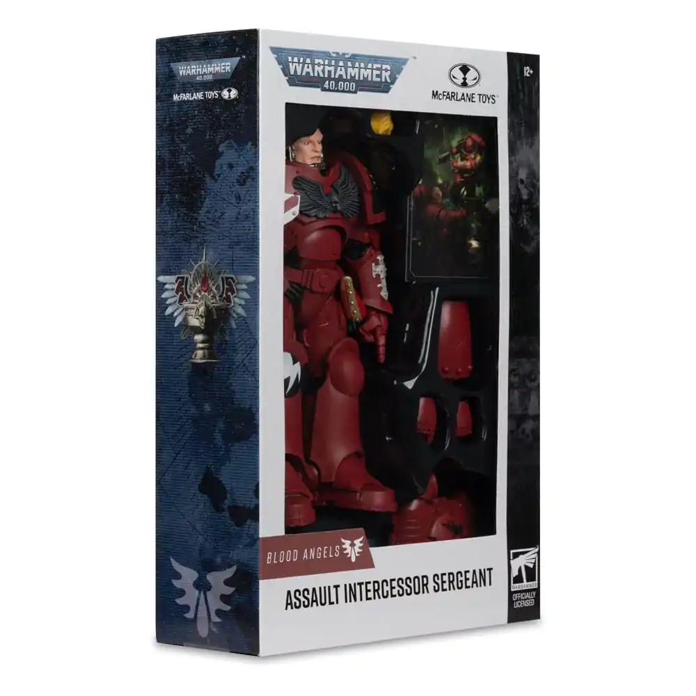 Warhammer 40,000 Action Figur Assault Intercessor Sergeant (Blood Angel) 18 cm Produktfoto