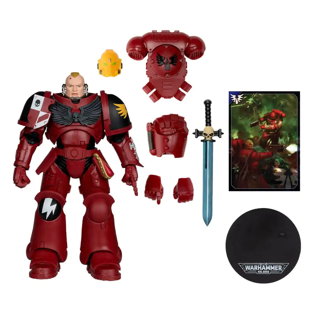 Warhammer 40,000 Action Figur Assault Intercessor Sergeant (Blood Angel) 18 cm Produktfoto