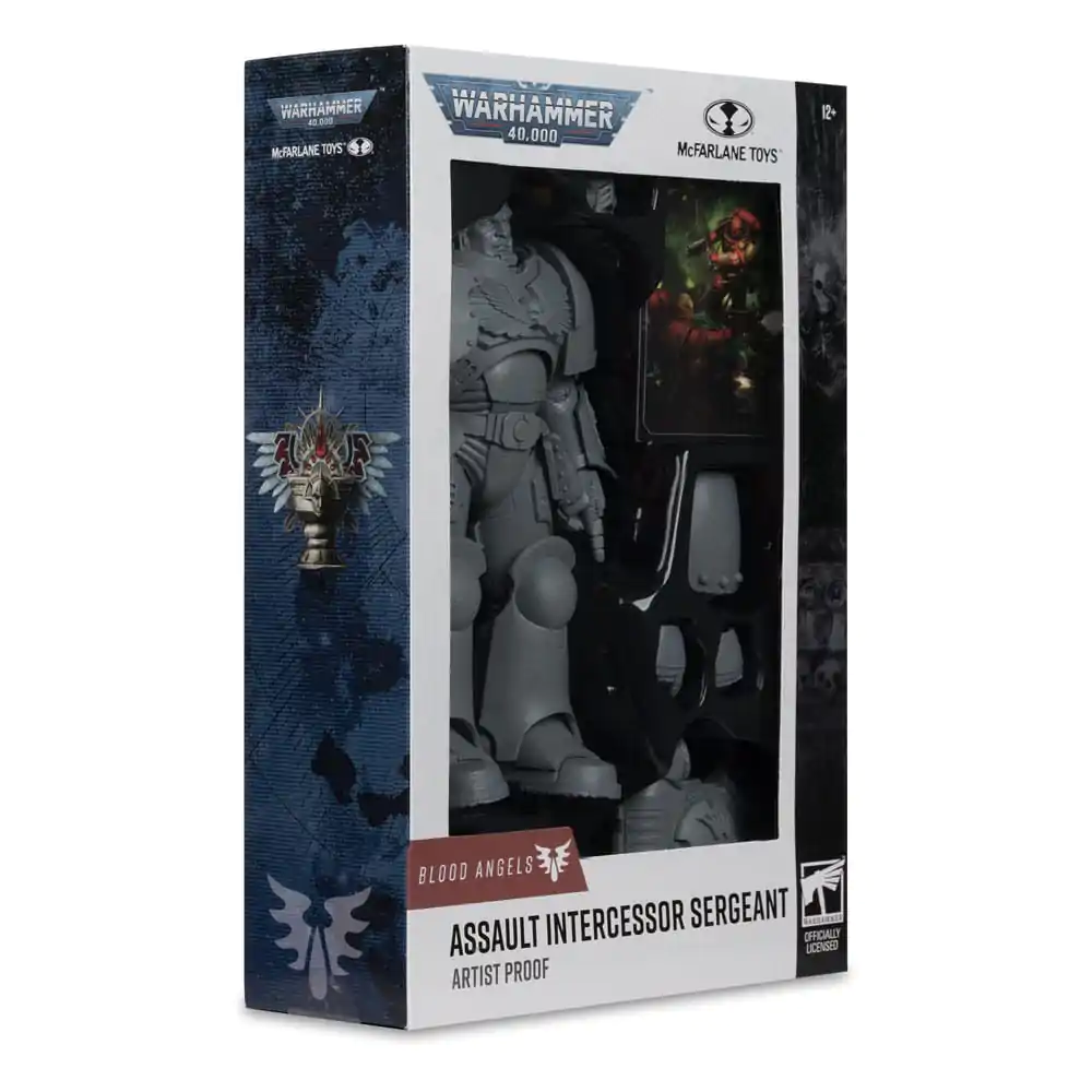 Warhammer 40,000 Actionfigur Assault Intercessor Sergeant (Blood Angel) (Artist Proof) 18 cm Produktfoto