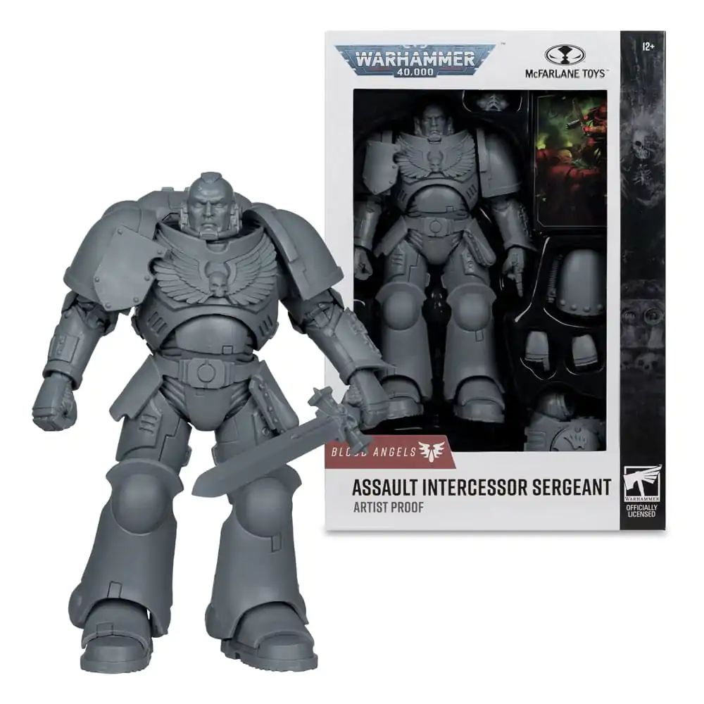 Warhammer 40,000 Actionfigur Assault Intercessor Sergeant (Blood Angel) (Artist Proof) 18 cm Produktfoto