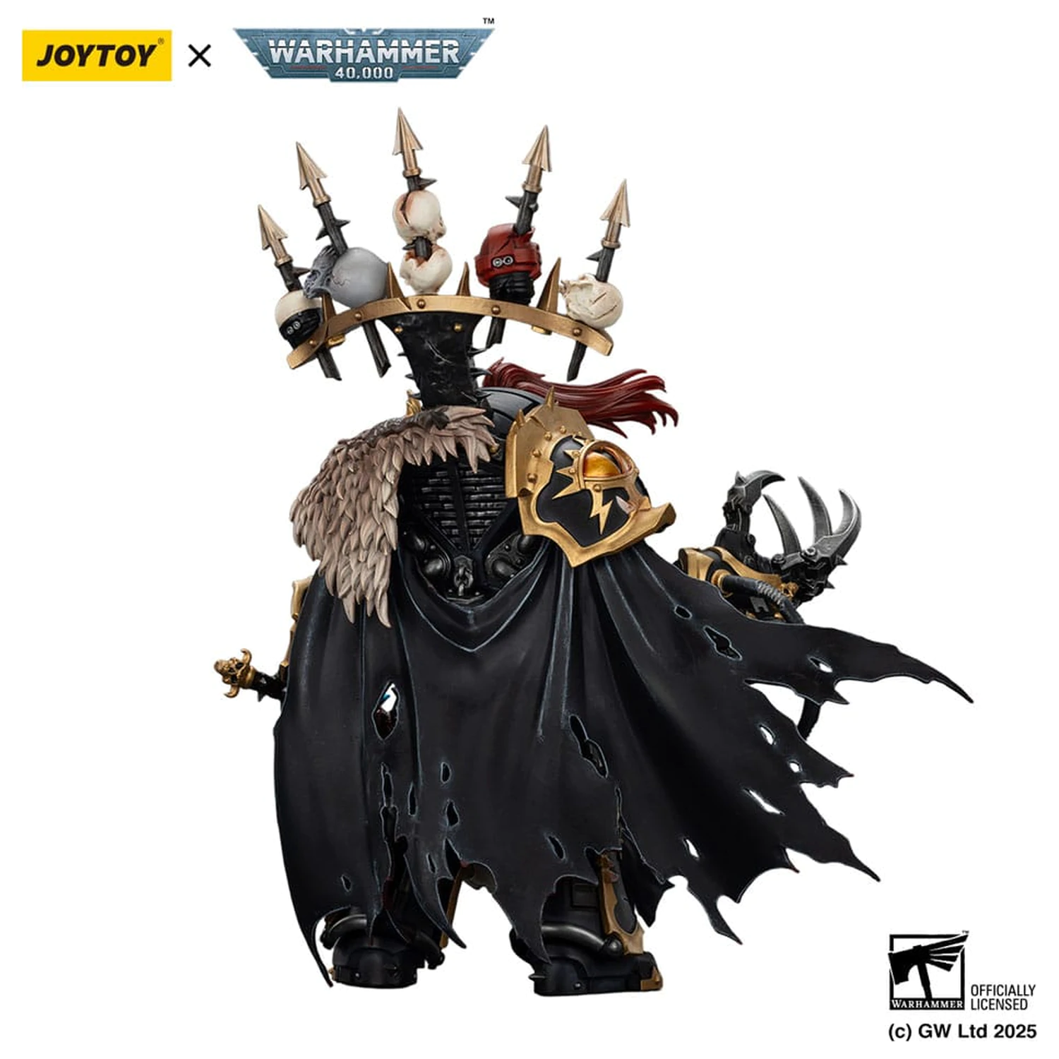 Warhammer 40,000 Actionfigur Black Legion Abaddon the Despoiler with Drach'nyen and the Talo 16 cm Produktfoto