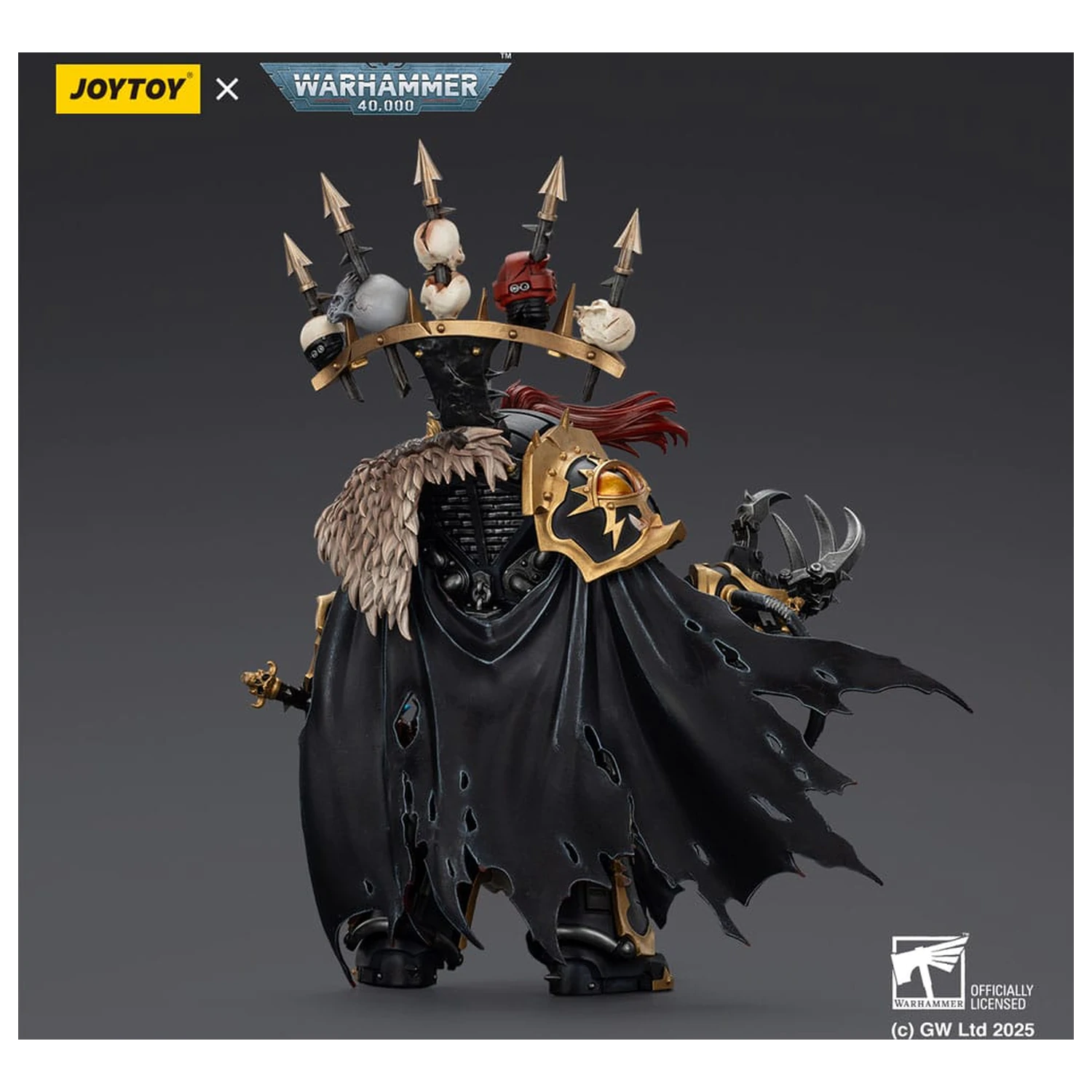 Warhammer 40,000 Actionfigur Black Legion Abaddon the Despoiler with Drach'nyen and the Talo 16 cm Produktfoto