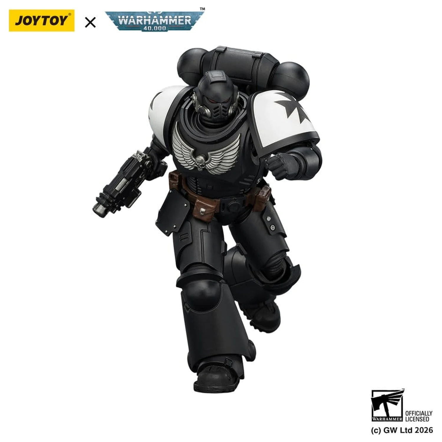 Warhammer 40,000 Actionfigur Black Templars Intercessor 12 cm Produktfoto