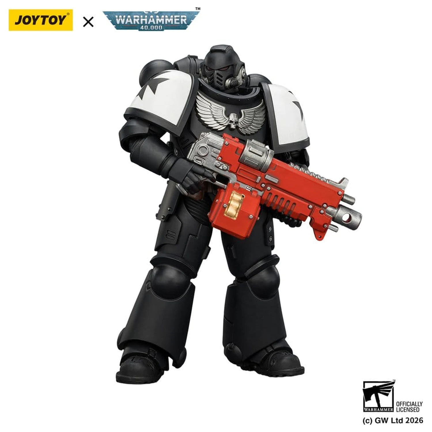 Warhammer 40,000 Actionfigur Black Templars Intercessor 12 cm Produktfoto