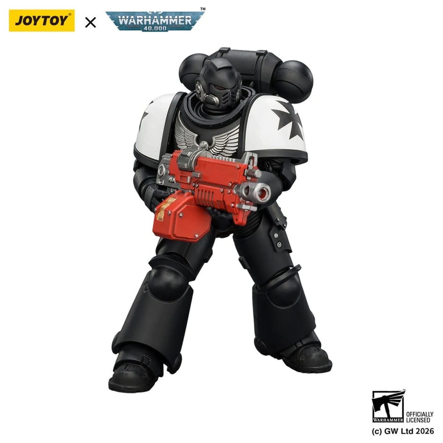 Warhammer 40,000 Actionfigur Black Templars Intercessor 12 cm Produktfoto