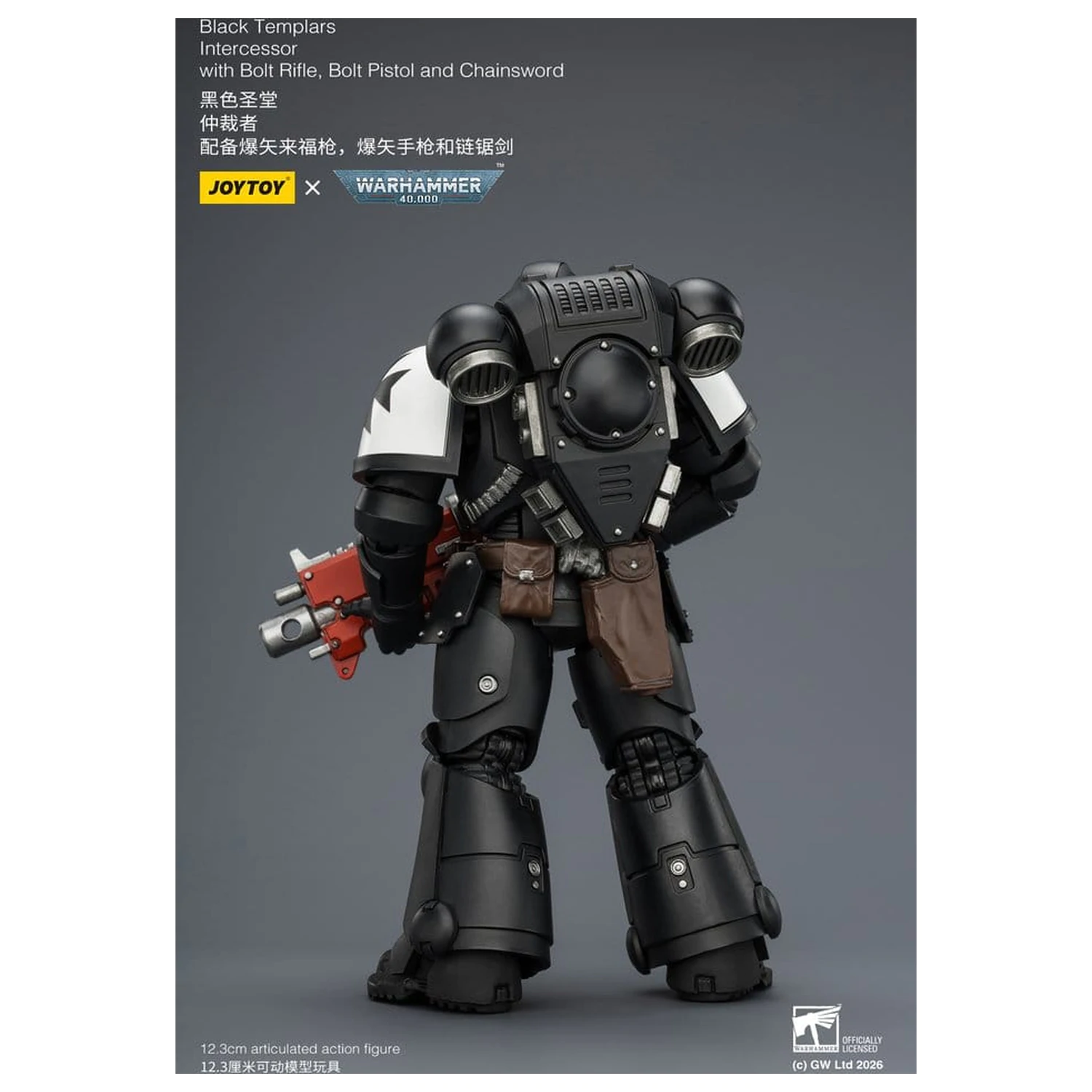 Warhammer 40,000 Actionfigur Black Templars Intercessor 12 cm Produktfoto