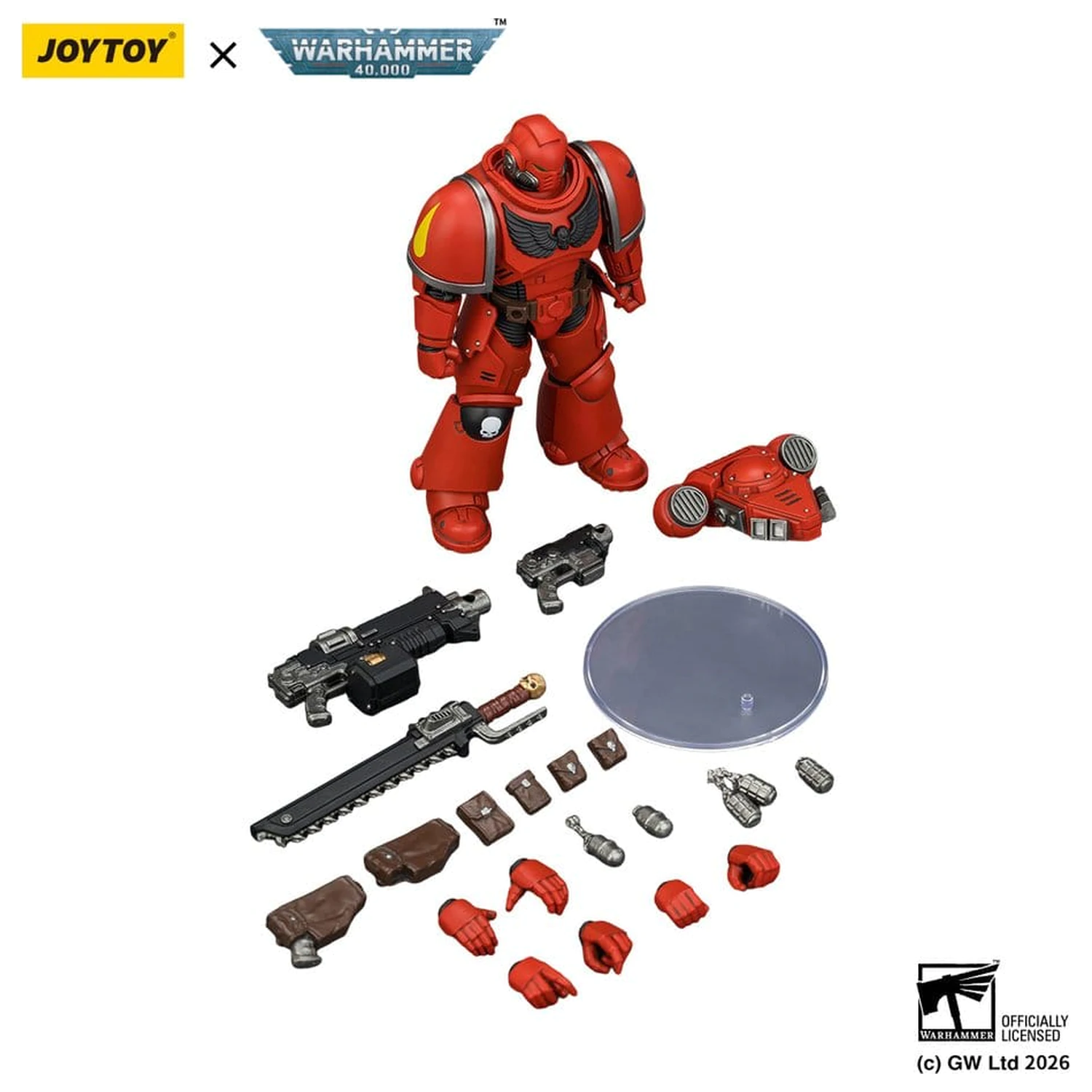 Warhammer 40,000 Actionfigur Blood Angels Intercessor 12 cm Produktfoto
