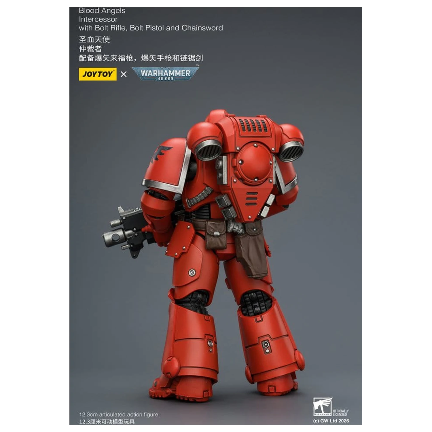 Warhammer 40,000 Actionfigur Blood Angels Intercessor 12 cm Produktfoto