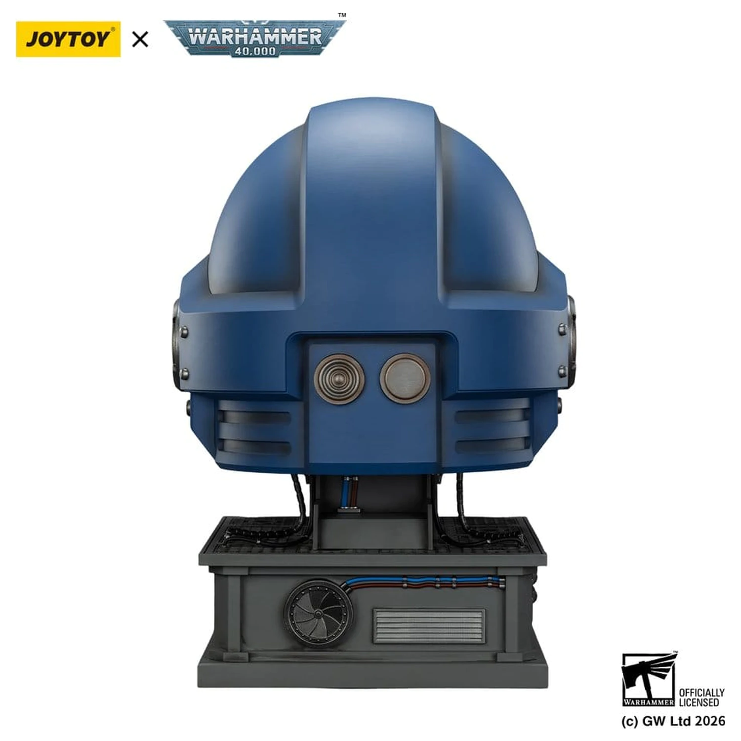 Warhammer 40,000 Captain MkX Helm & Display Ständer Ultramarines 44 cm Produktfoto