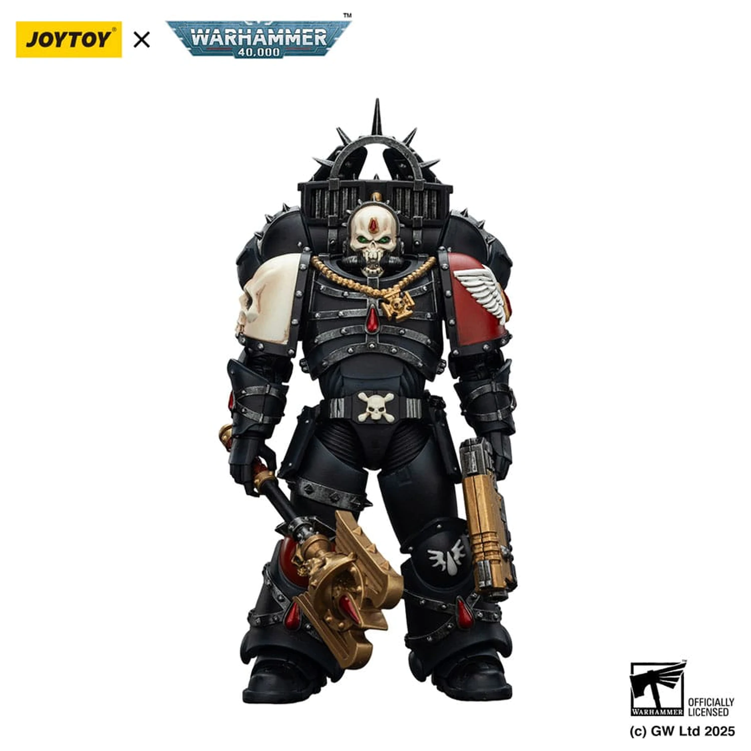 Warhammer 40,000: Combat Patrol Blood Angels Action-Figur Lemartes With Jump Pack Blood Crozius und Absolver Bolt Pistol 12 Zentimeter Produktfoto