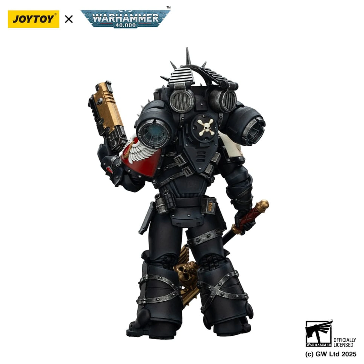 Warhammer 40,000: Combat Patrol Blood Angels Action-Figur Lemartes With Jump Pack Blood Crozius und Absolver Bolt Pistol 12 Zentimeter Produktfoto