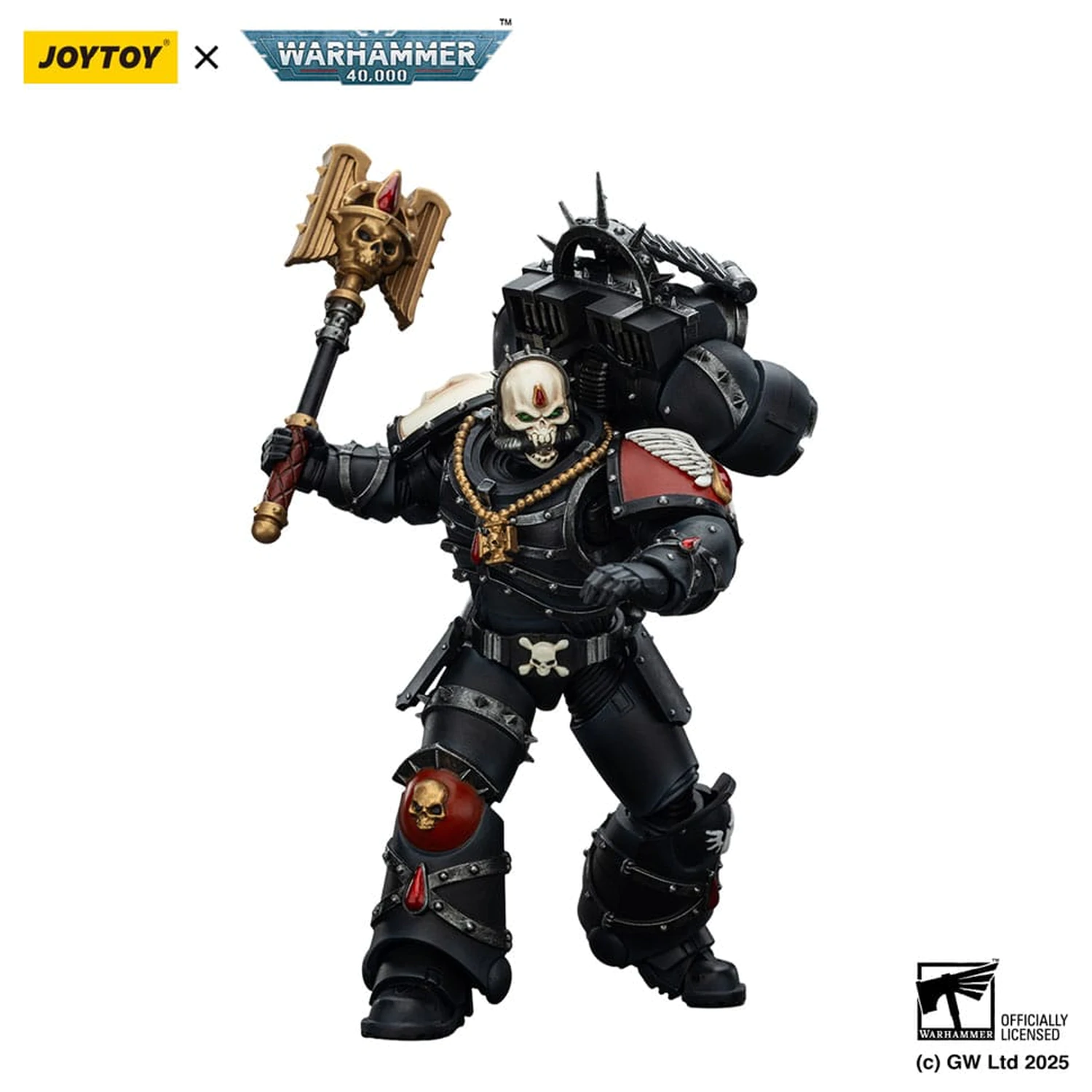 Warhammer 40,000: Combat Patrol Blood Angels Action-Figur Lemartes With Jump Pack Blood Crozius und Absolver Bolt Pistol 12 Zentimeter Produktfoto