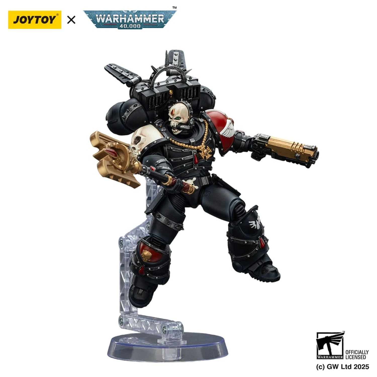 Warhammer 40,000: Combat Patrol Blood Angels Action-Figur Lemartes With Jump Pack Blood Crozius und Absolver Bolt Pistol 12 Zentimeter Produktfoto