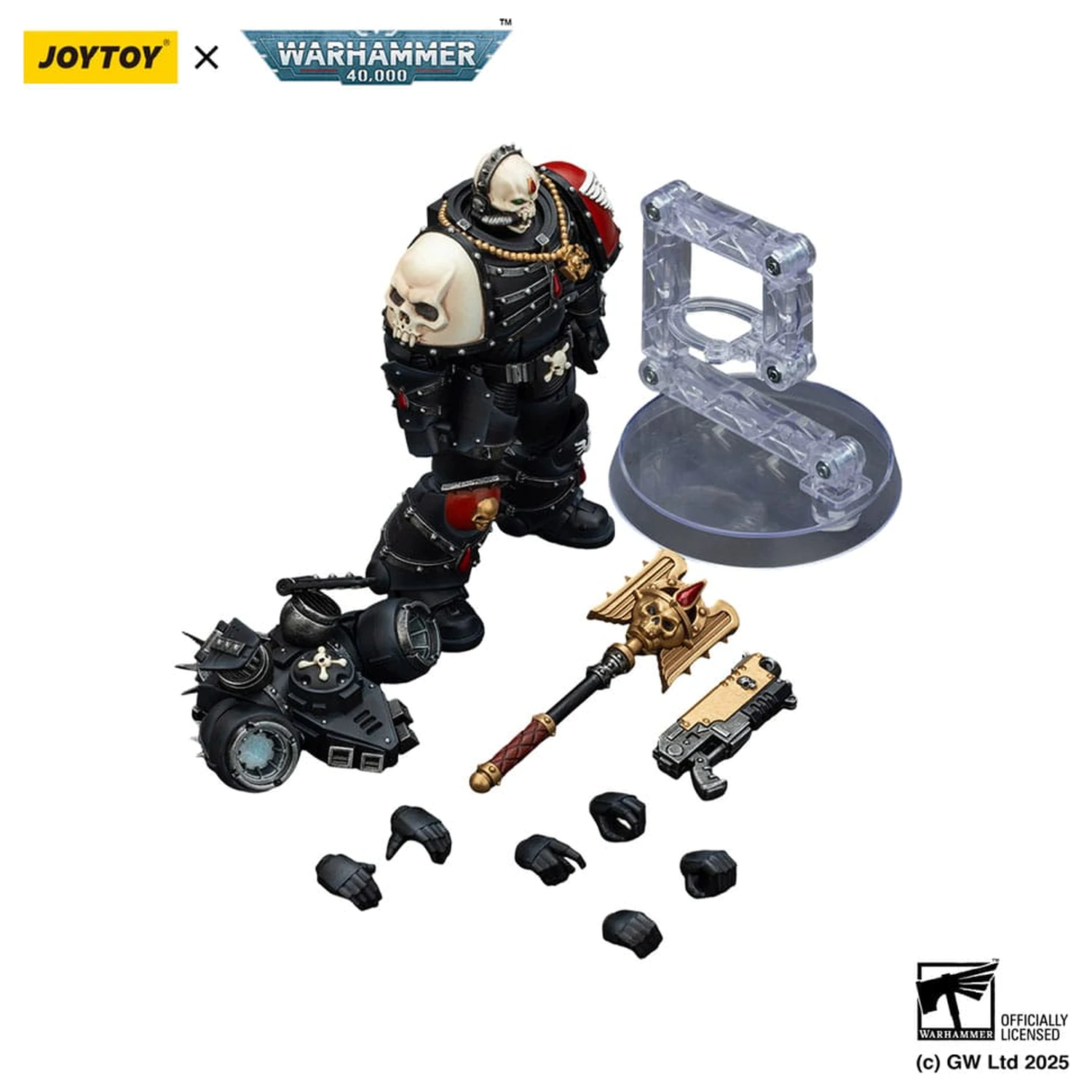 Warhammer 40,000: Combat Patrol Blood Angels Action-Figur Lemartes With Jump Pack Blood Crozius und Absolver Bolt Pistol 12 Zentimeter Produktfoto