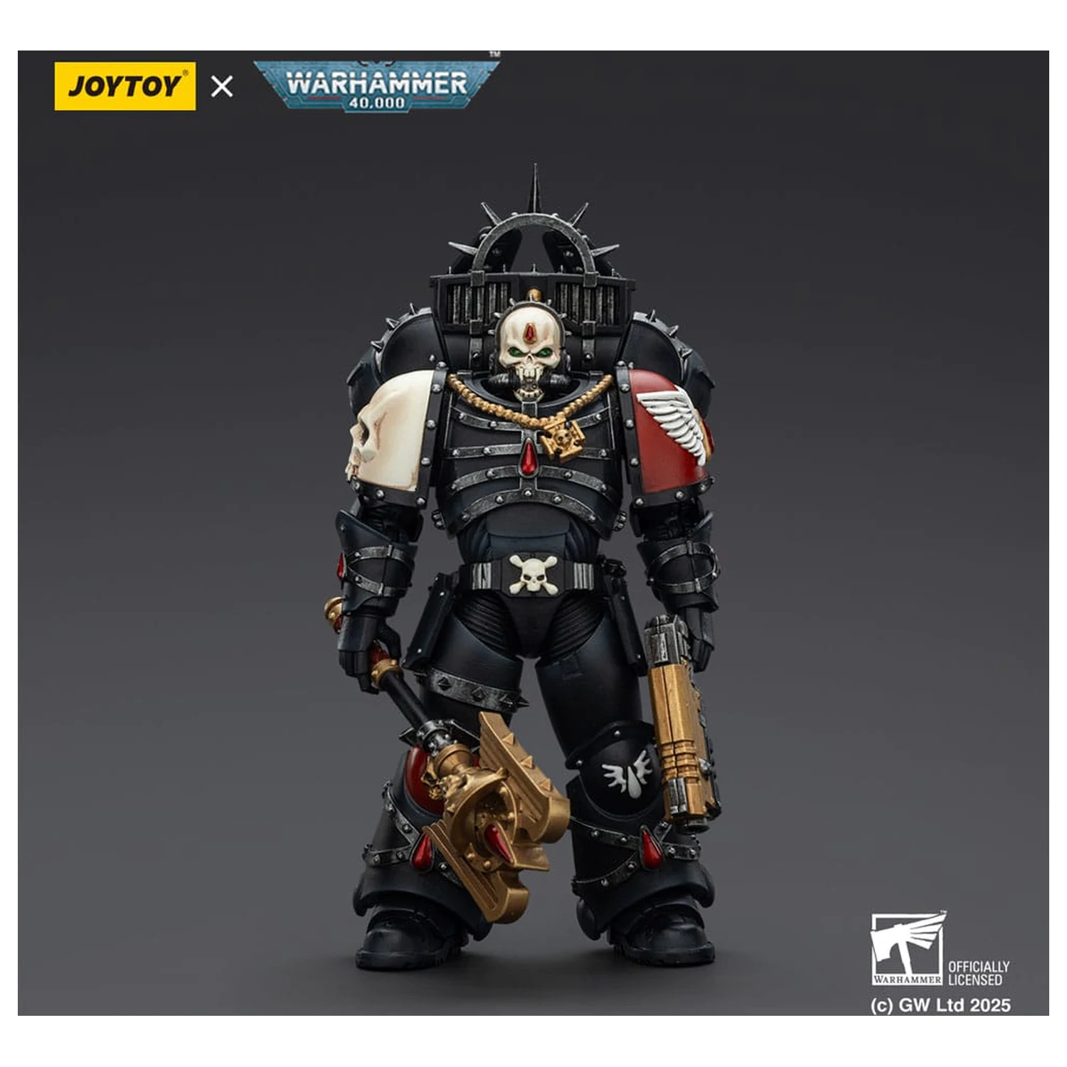 Warhammer 40,000: Combat Patrol Blood Angels Action-Figur Lemartes With Jump Pack Blood Crozius und Absolver Bolt Pistol 12 Zentimeter Produktfoto