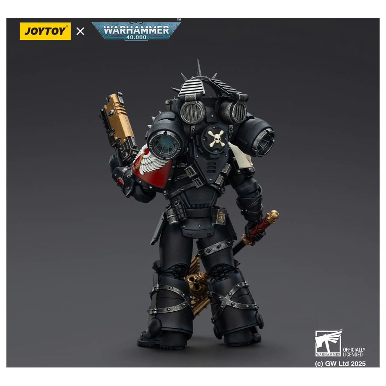 Warhammer 40,000: Combat Patrol Blood Angels Action-Figur Lemartes With Jump Pack Blood Crozius und Absolver Bolt Pistol 12 Zentimeter Produktfoto