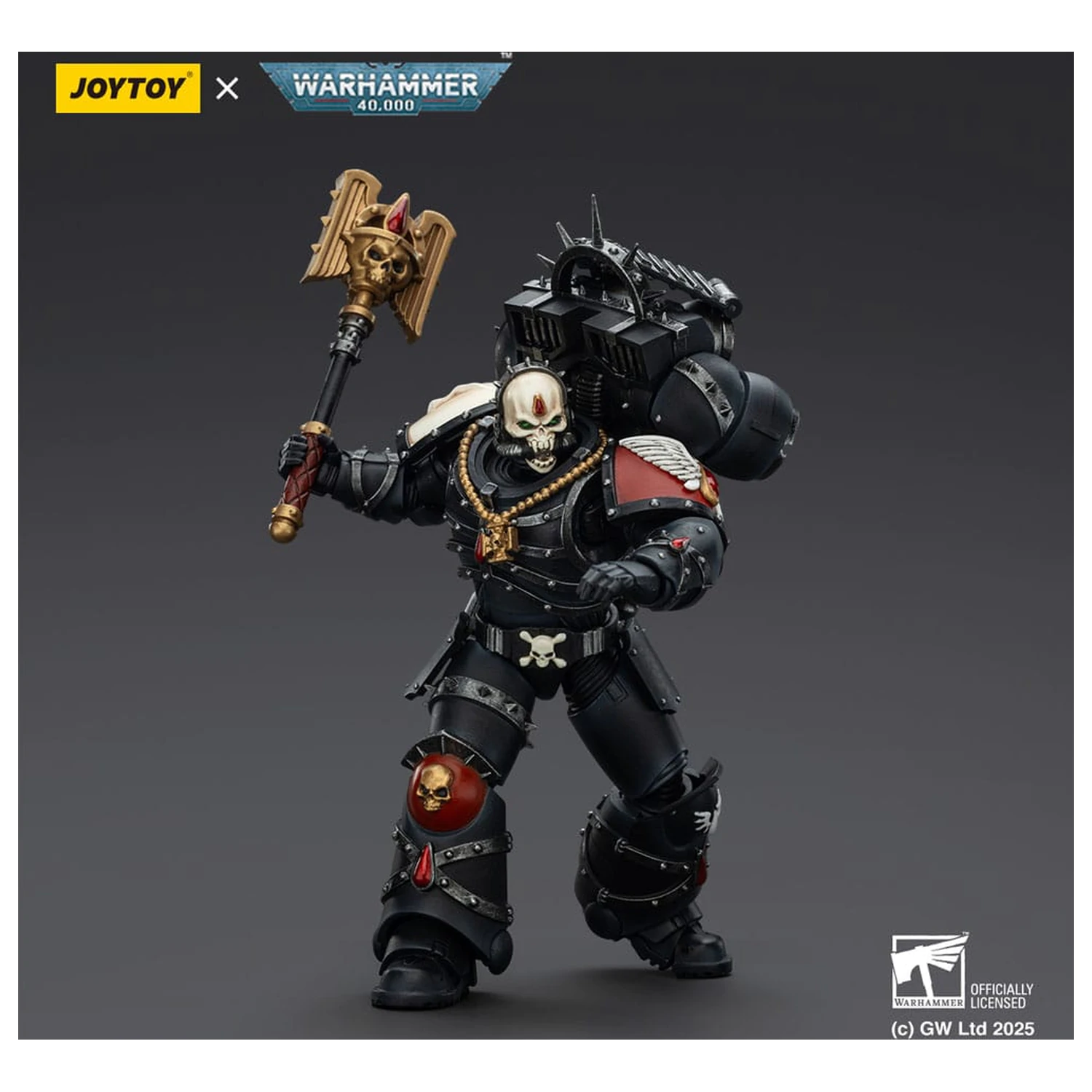 Warhammer 40,000: Combat Patrol Blood Angels Action-Figur Lemartes With Jump Pack Blood Crozius und Absolver Bolt Pistol 12 Zentimeter Produktfoto