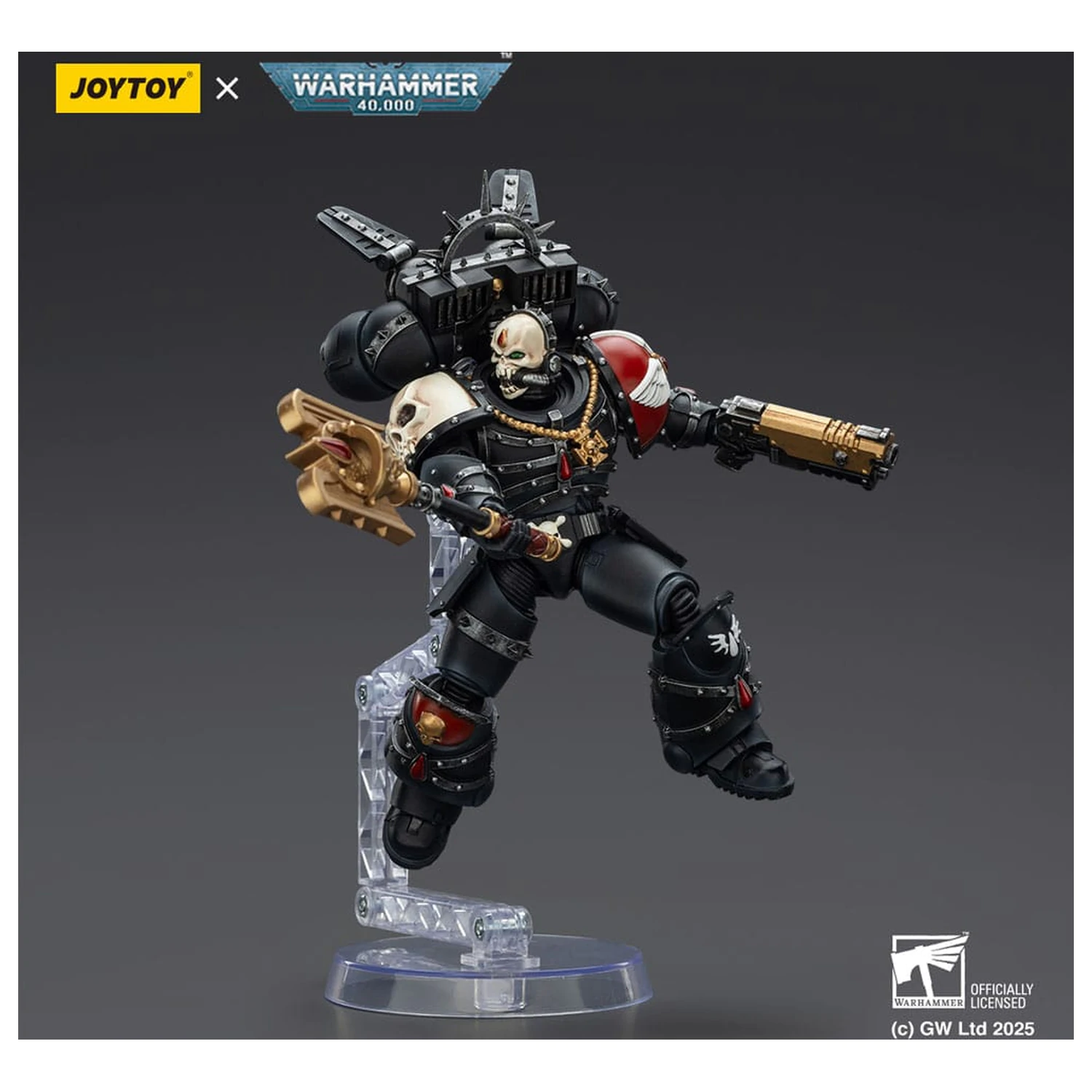 Warhammer 40,000: Combat Patrol Blood Angels Action-Figur Lemartes With Jump Pack Blood Crozius und Absolver Bolt Pistol 12 Zentimeter Produktfoto
