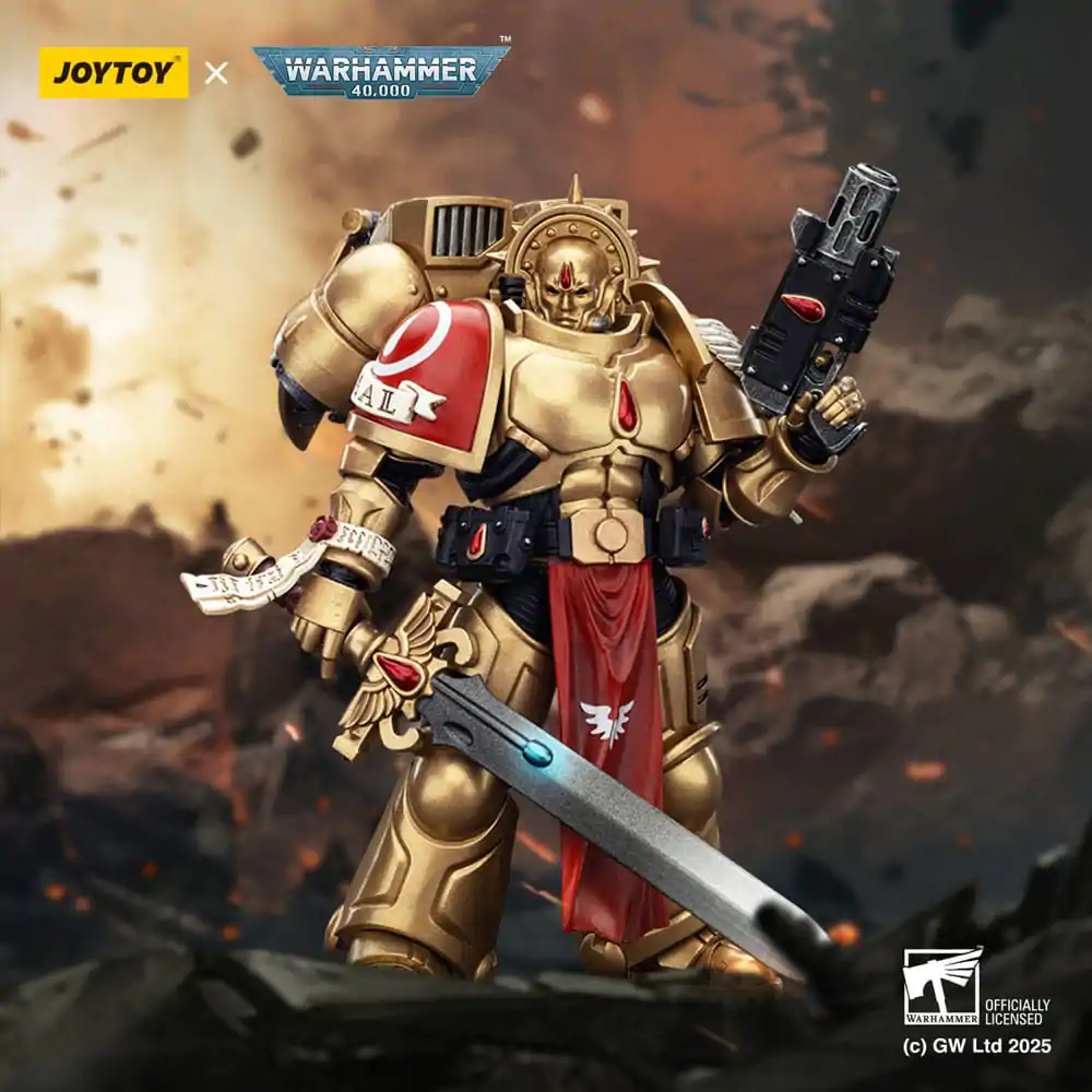 Warhammer 40,000: Combat Patrol Blood Angels Actionfigur Sanguinary Guard 1 mit Inferno Pistol und Encarmine Blade 20 cm Produktfoto